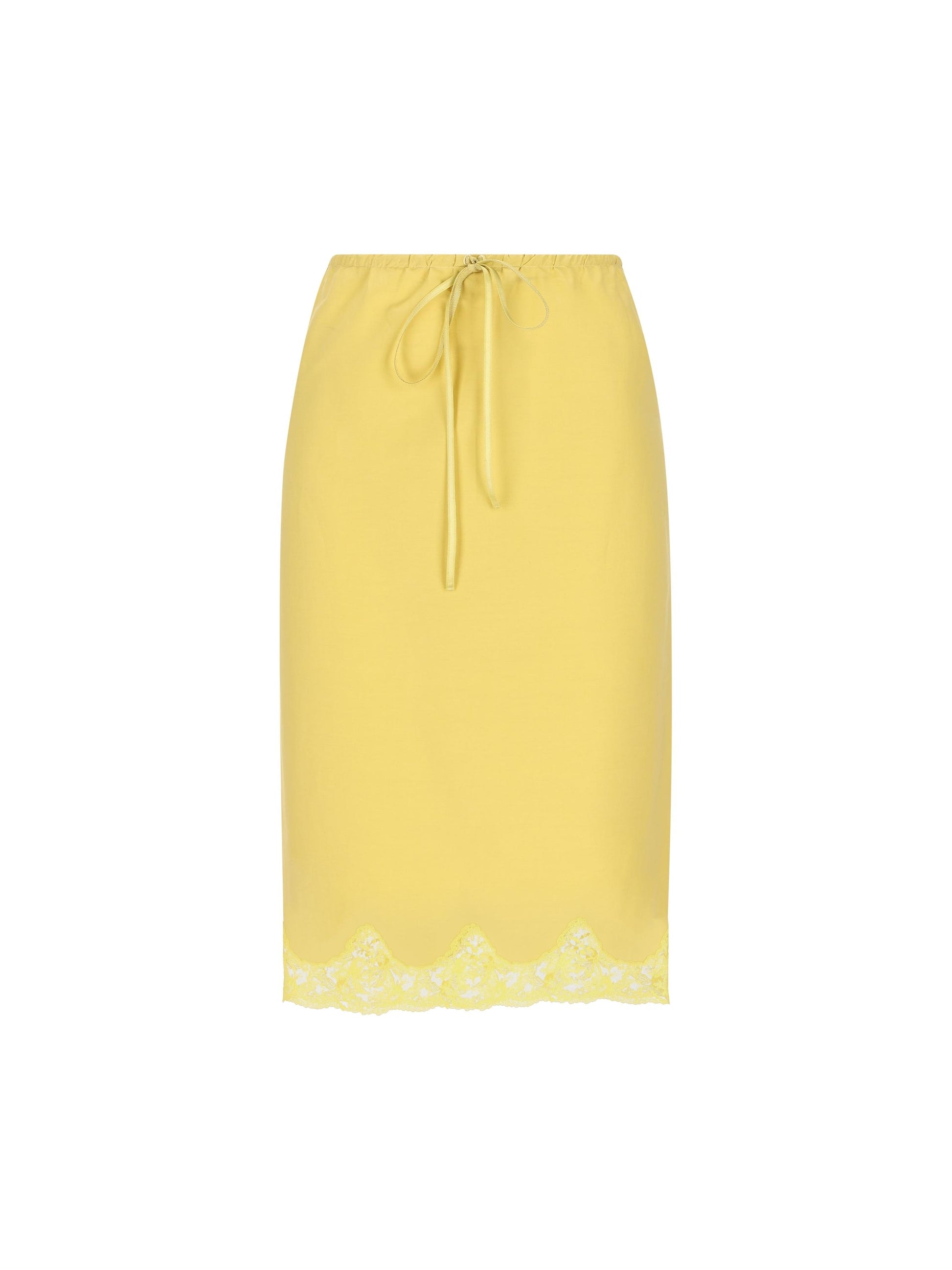 Gonna realizzata in cotone e seta. 856886 Y7J247000 SAINT LAURENT 