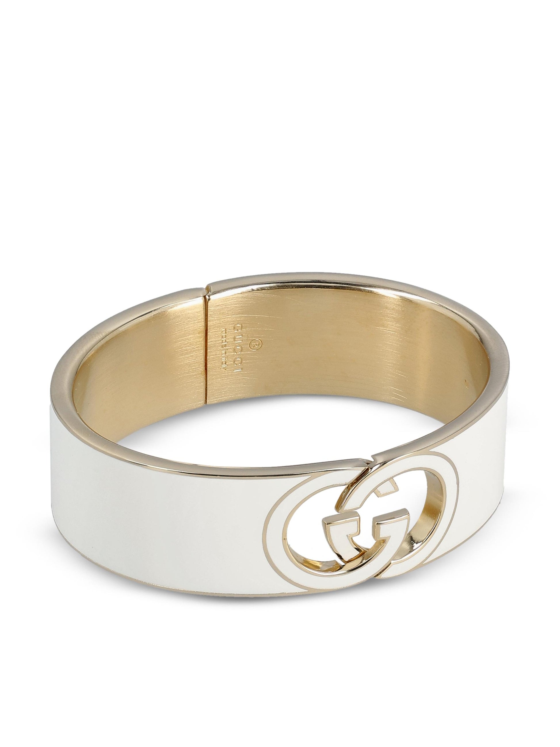 Bracciale rigido smaltato Gucci Interlocking 837494 J16308078 GUCCI 