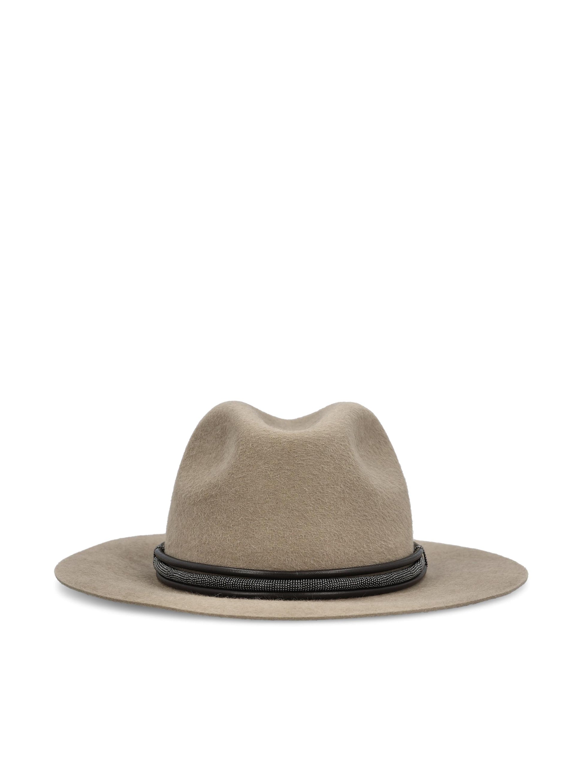 Cappello realizzato in feltro. MCAP90032 CKD38 BRUNELLO CUCINELLI 