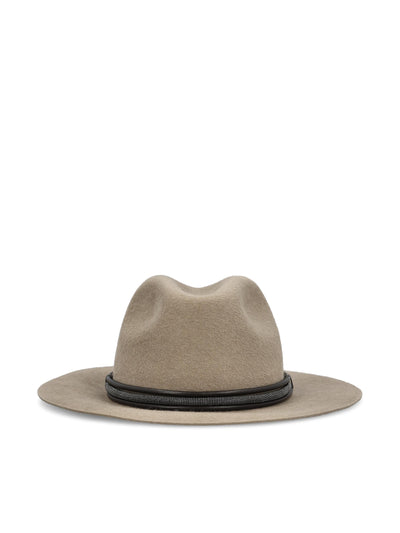 Cappello realizzato in feltro. MCAP90032 CKD38 BRUNELLO CUCINELLI 