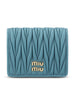 Portafoglio piccolo in nappa matelassé 5MV204 AFPPF0F16 MIU MIU 