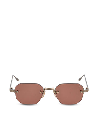 Occhiali realizzati in titanio. AKS-308B-47 GLD - GLD AKONI 