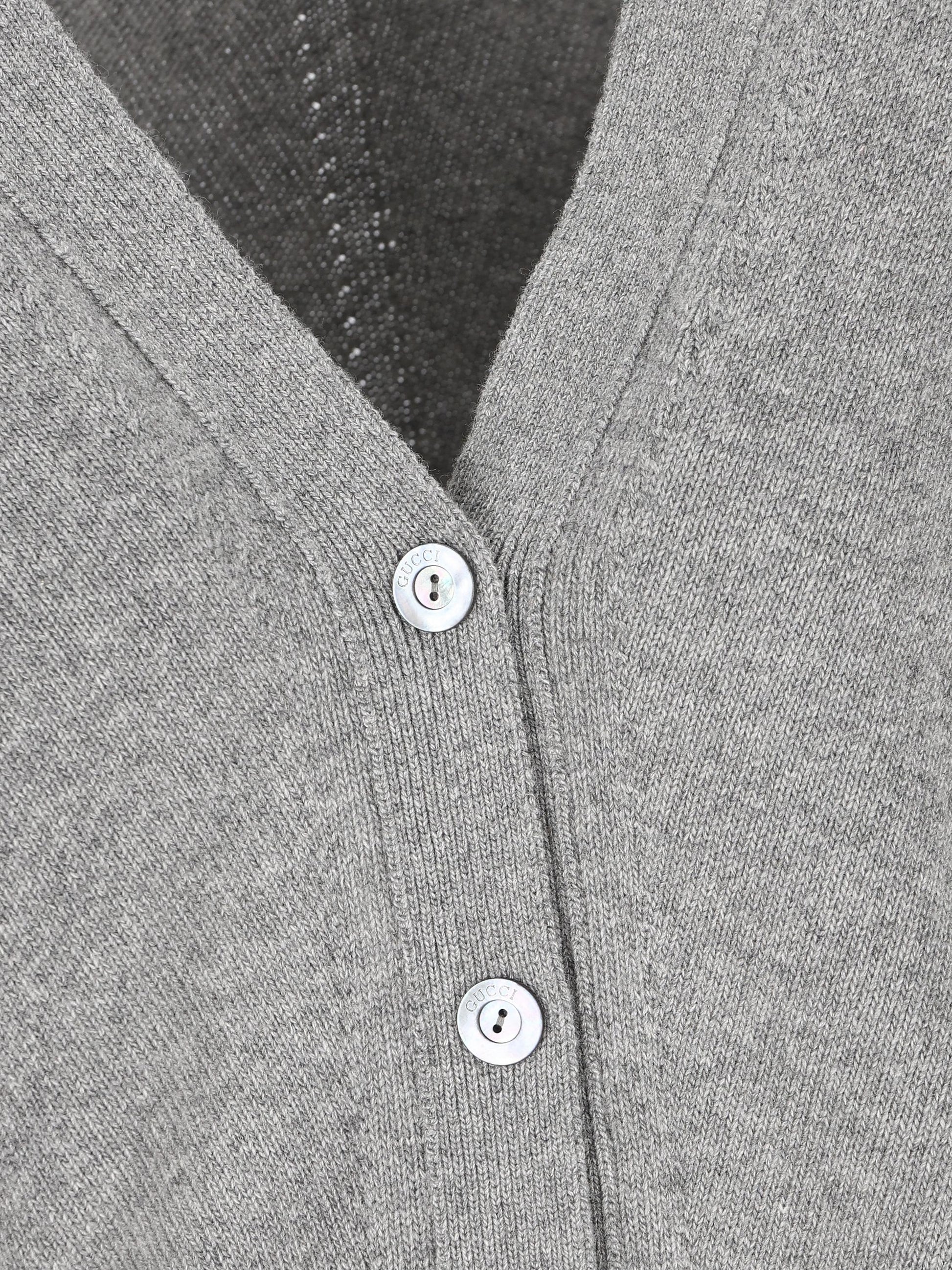 Cardigan realizzato in misto lana e cashmere. 813834 XKEJC1230 GUCCI 