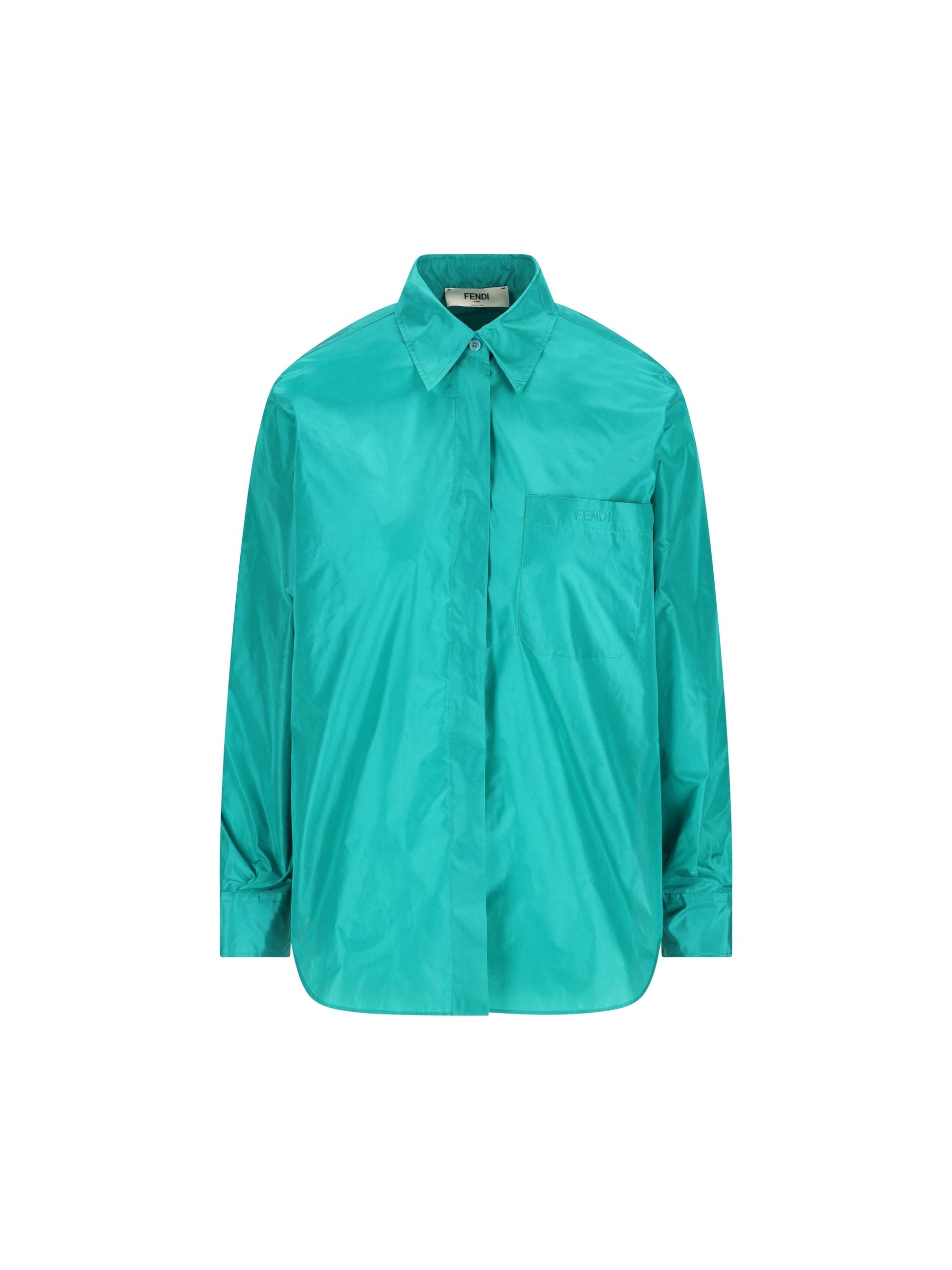Camicia realizzata in seta. FS8333 AW7CF1UKL FENDI 