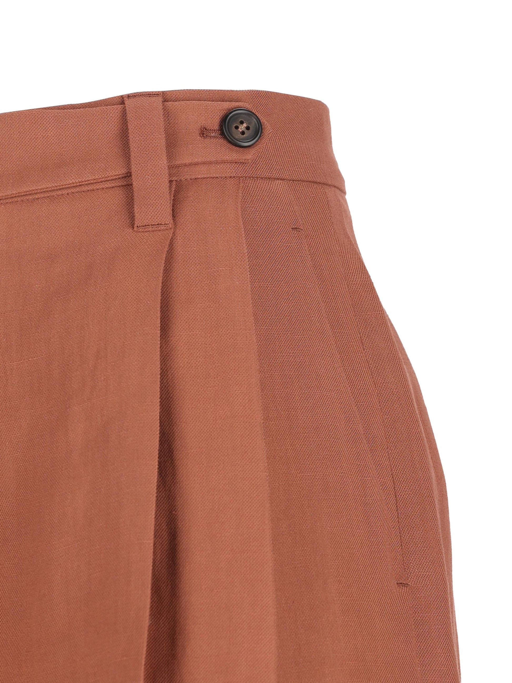 Bermuda realizzati in viscosa e lino. MH126P9183 C4182 BRUNELLO CUCINELLI 