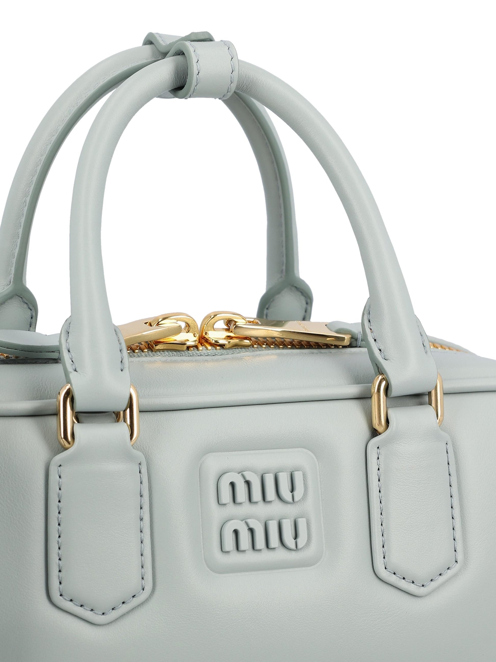 Borsa in pelle 5BB142 ACR3F0D30 MIU MIU 