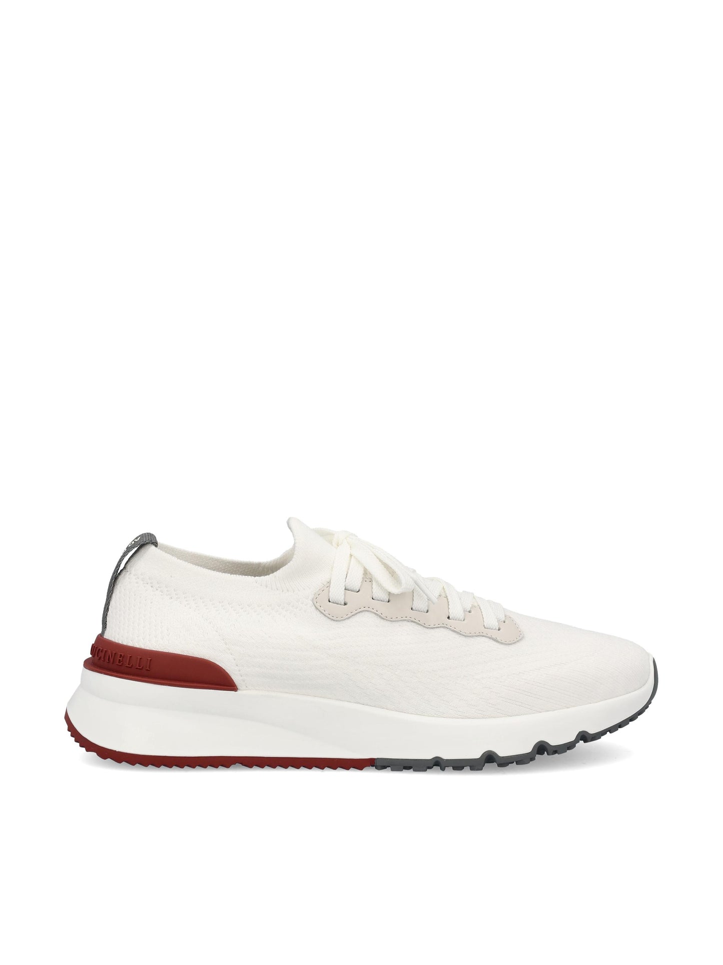 Sneakers realizzate in maglia. MZUPMBO252 CJ987 BRUNELLO CUCINELLI 