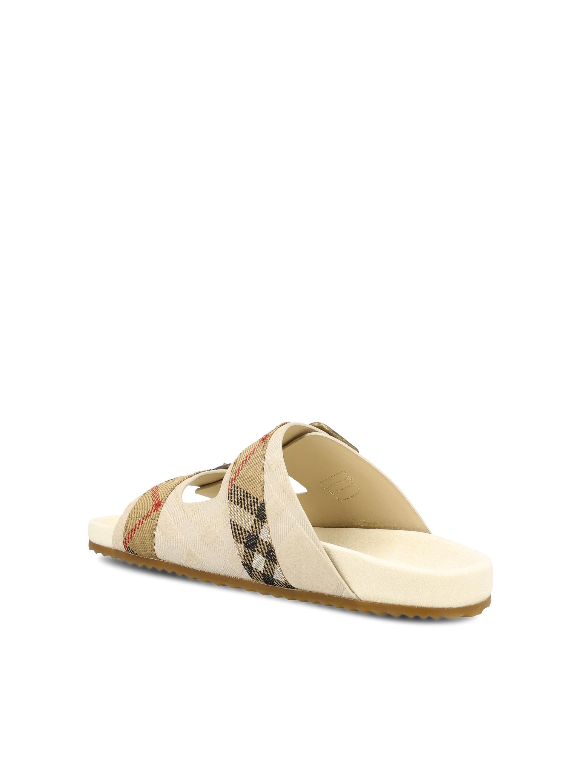 Sandali realizzati in pelle di vitello scamosciata. 8118612 C2918 BURBERRY 