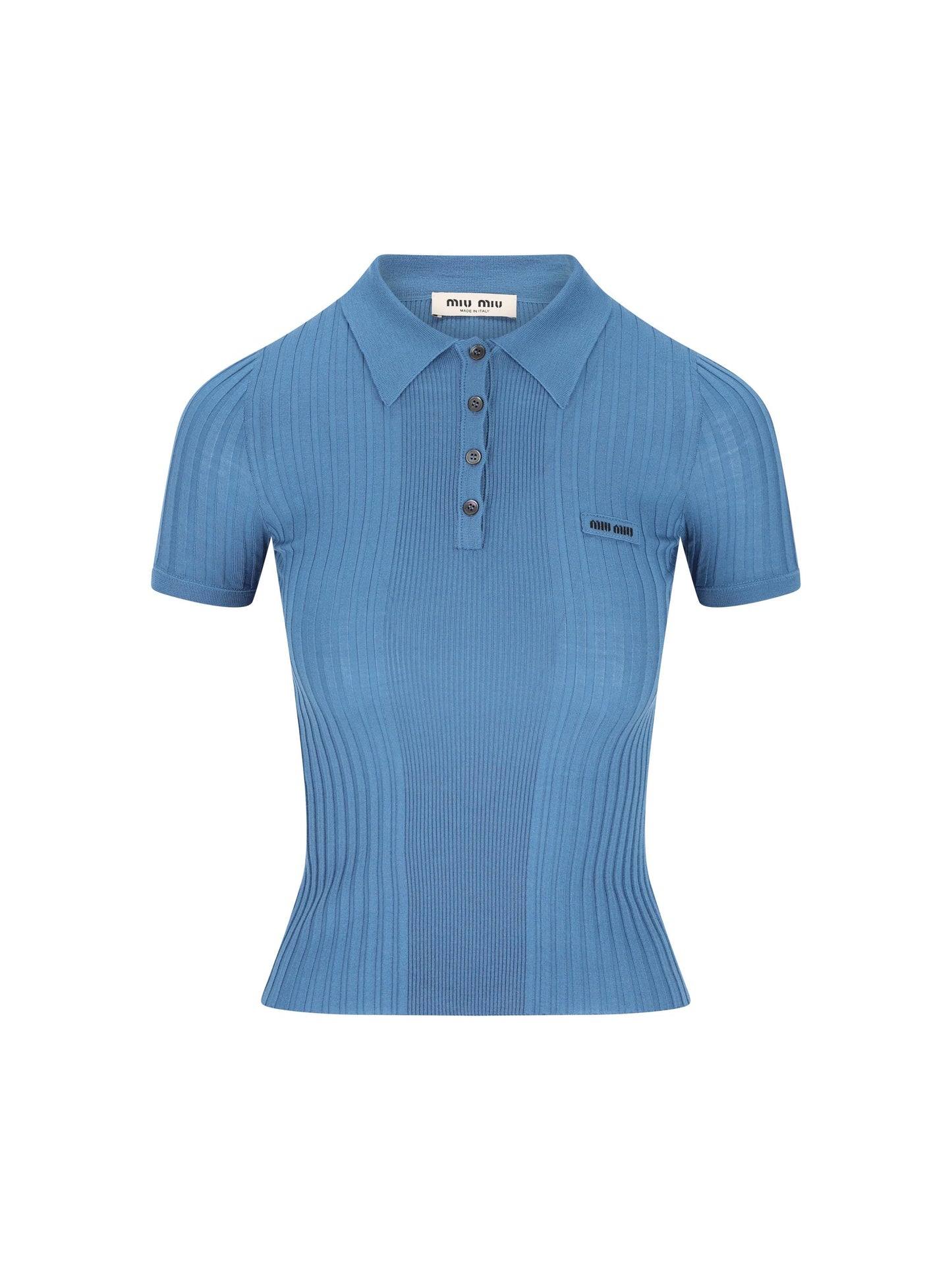 Polo realizzata in lana vergine. MML02B 18TWF0154 MIU MIU 