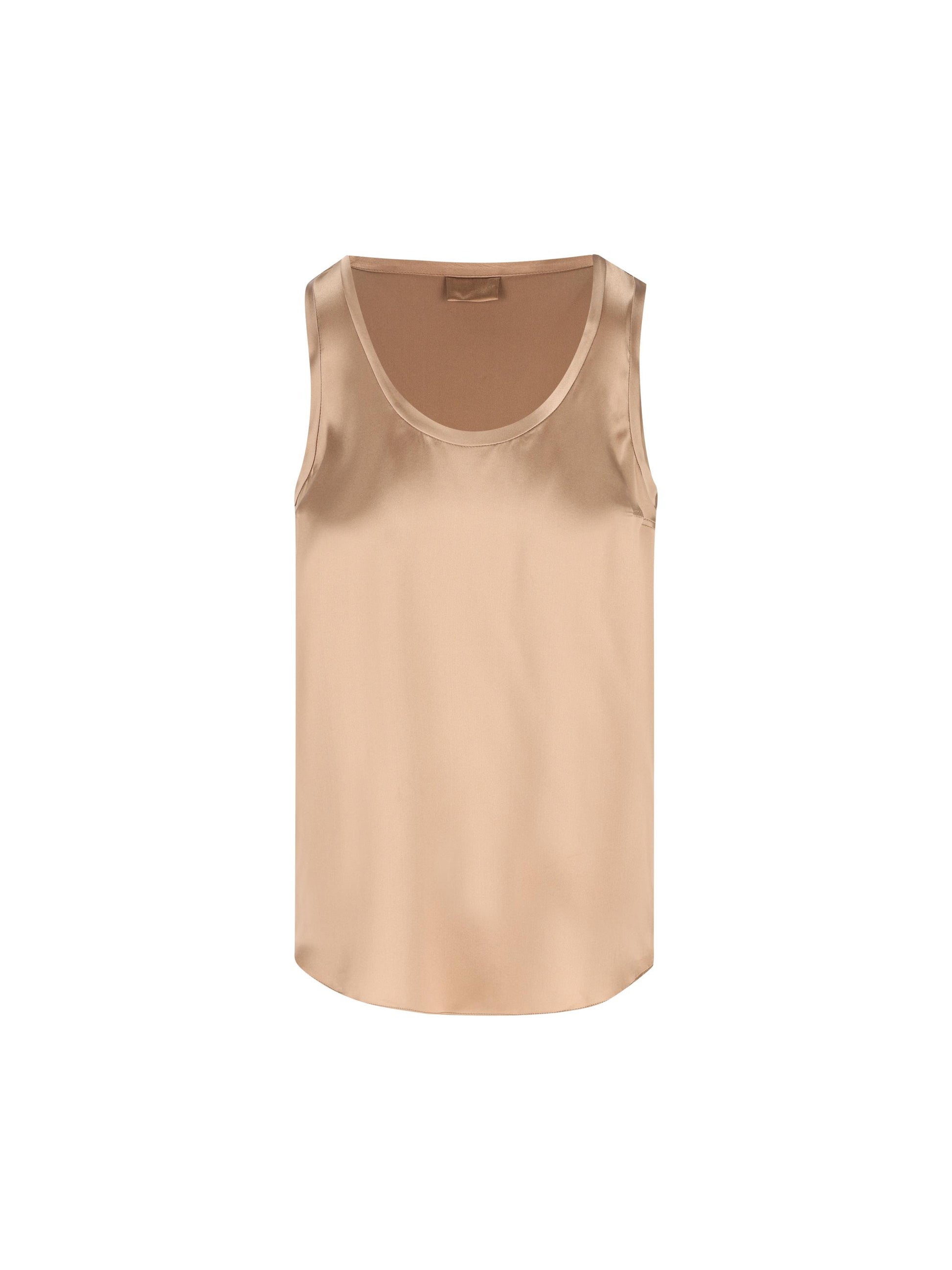 Top reversibile in raso di seta stretch M0C59E0600 C9237 BRUNELLO CUCINELLI 