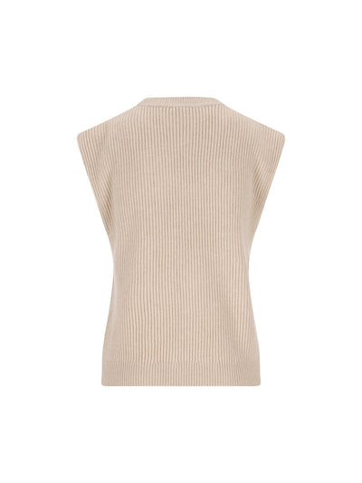 Gilet realizzato in misto lana e cashmere. M16725100 C9504 BRUNELLO CUCINELLI 