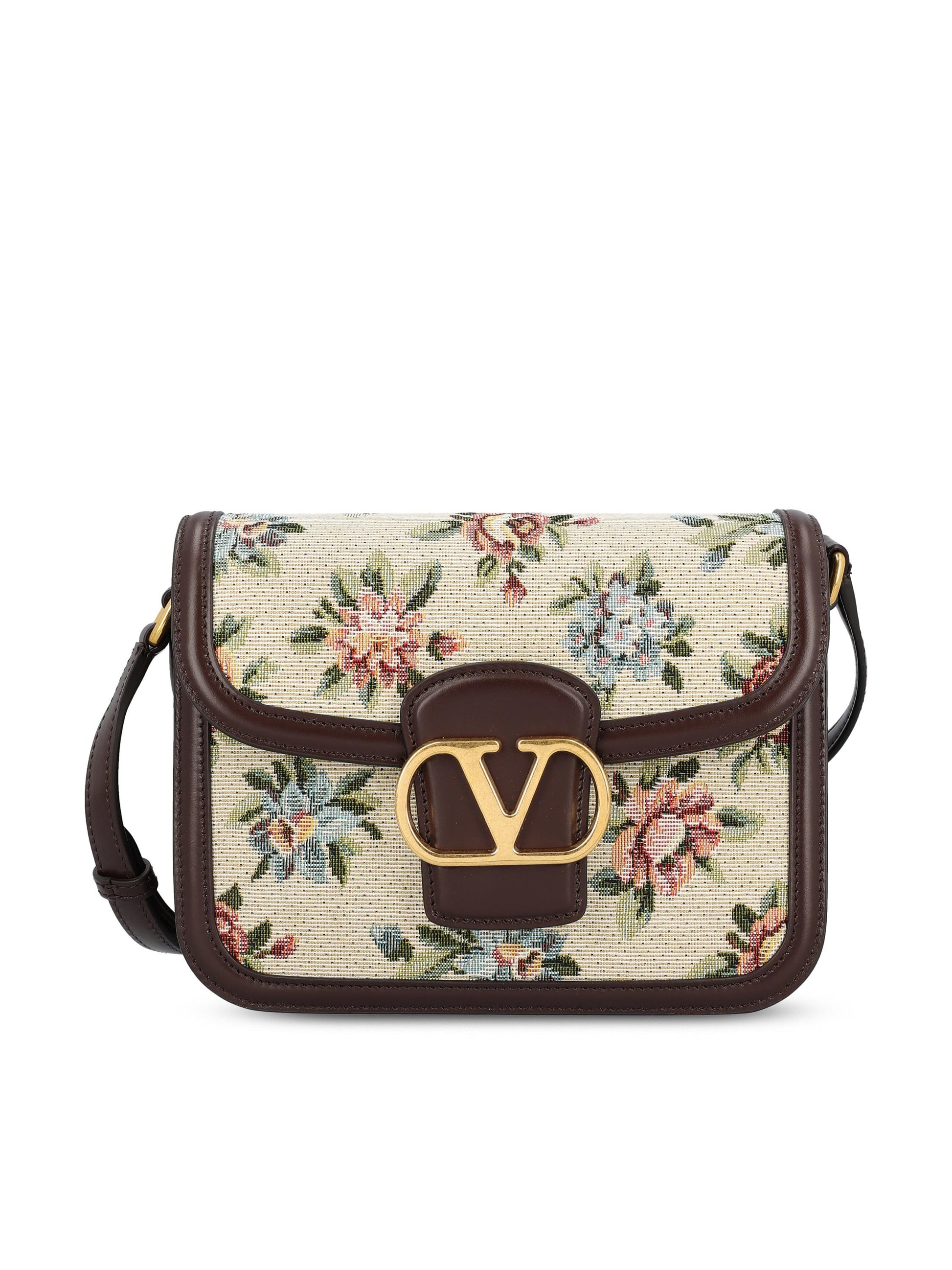Borsa a spalla Valentino Garavani 9TO5 in tessuto jacquard. 7W2B0R46VRP QNN VALENTINO GARAVANI 