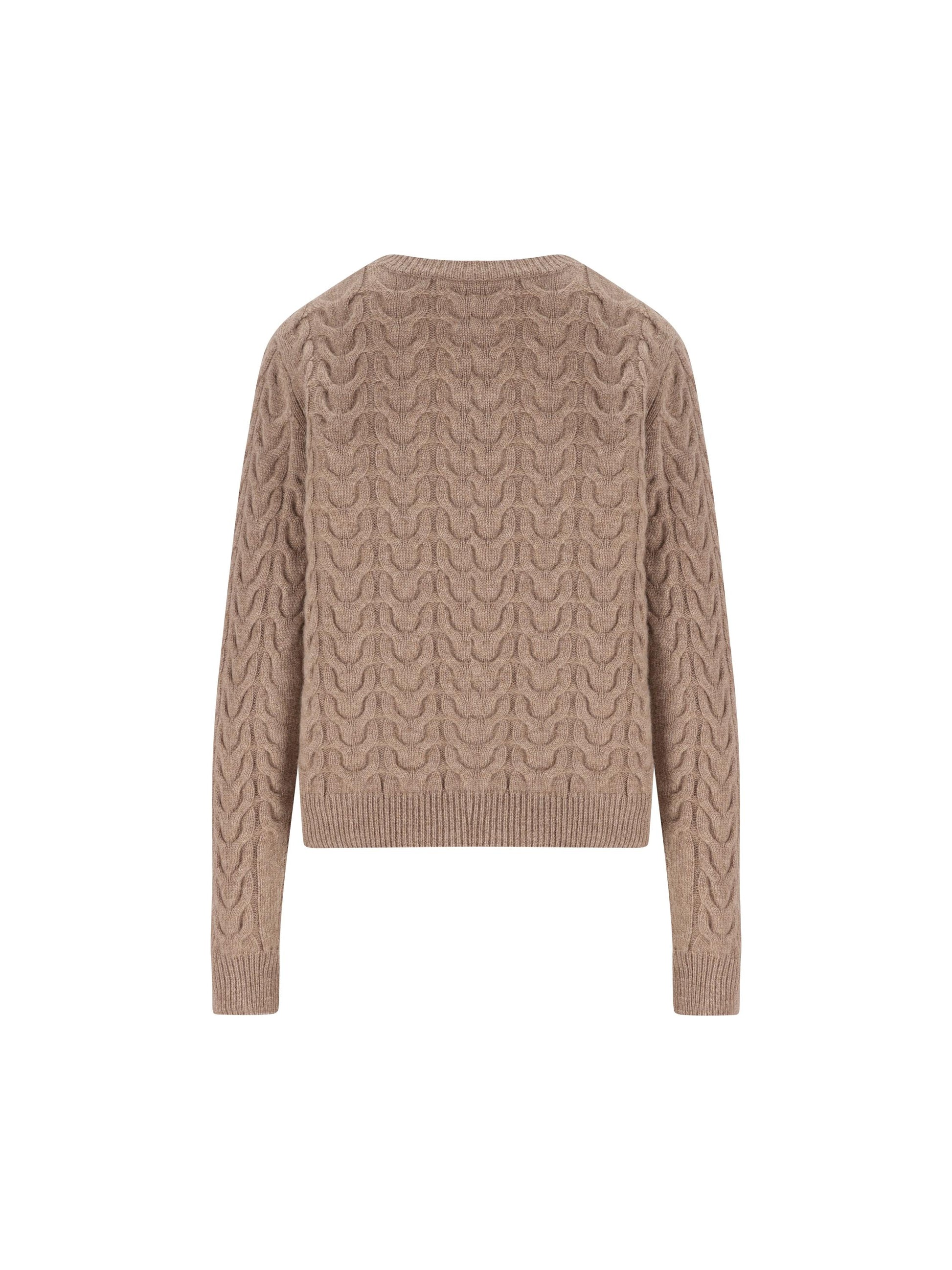 Pullover Max Mara in puro cashmere con lavorazione treccia 2521366032600 002 MAX MARA 