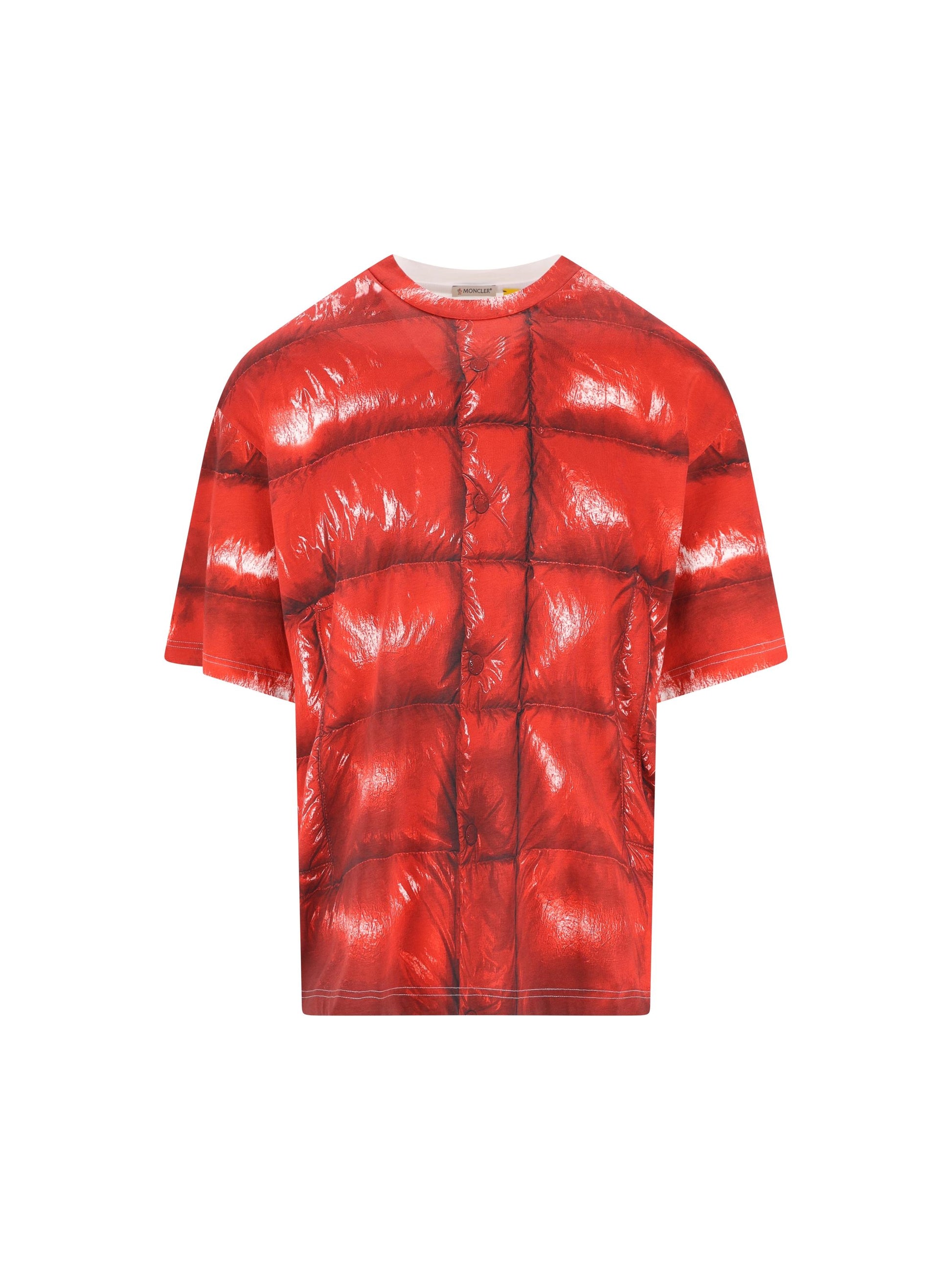 T-Shirt realizzata in cotone. M8C00001 89AYW457 MONCLER - ASAP ROCKY 