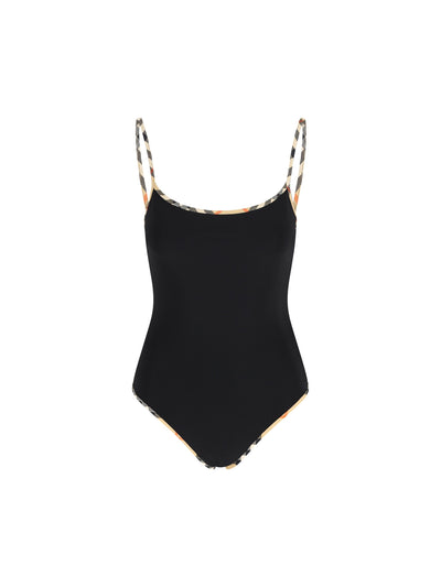 Costume intero in nylon stretch con taglio slim 8118807 A1189 BURBERRY 