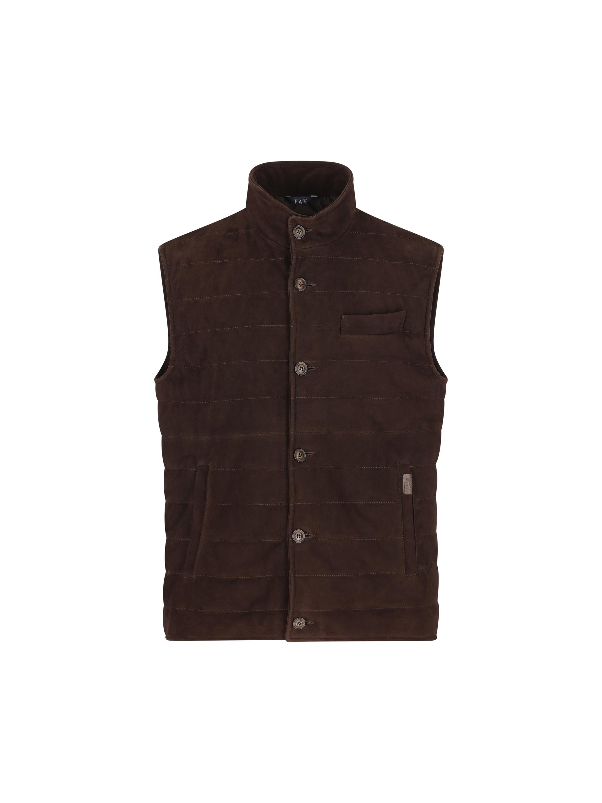 Gilet realizzato in pelle ovina. NAM20510020XQH S802 FAY 