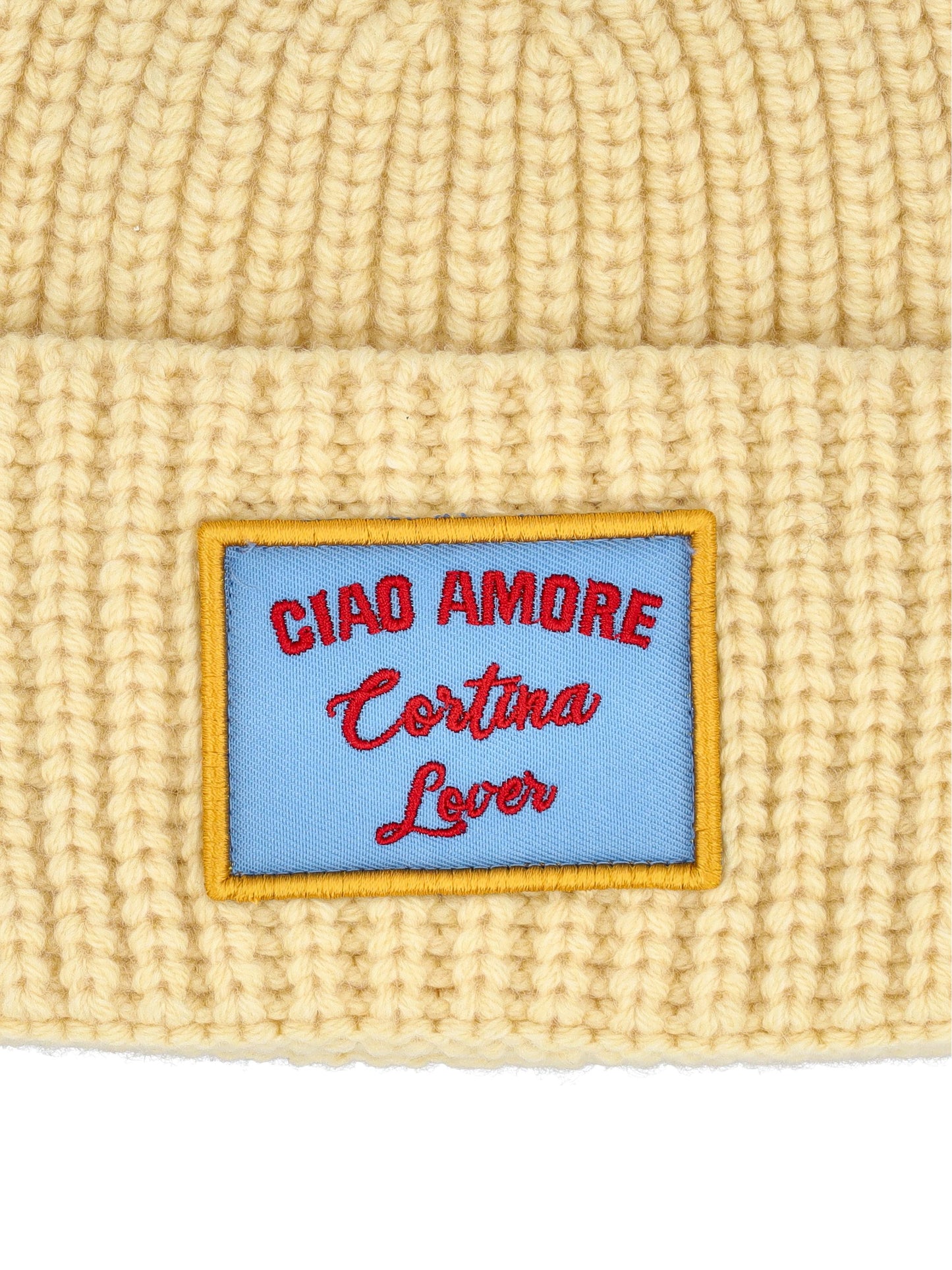 Cappello in lana e cashmere "Ciao Amore Cortina Lover" F25EM2831K 05 GIADA BENINCASA 