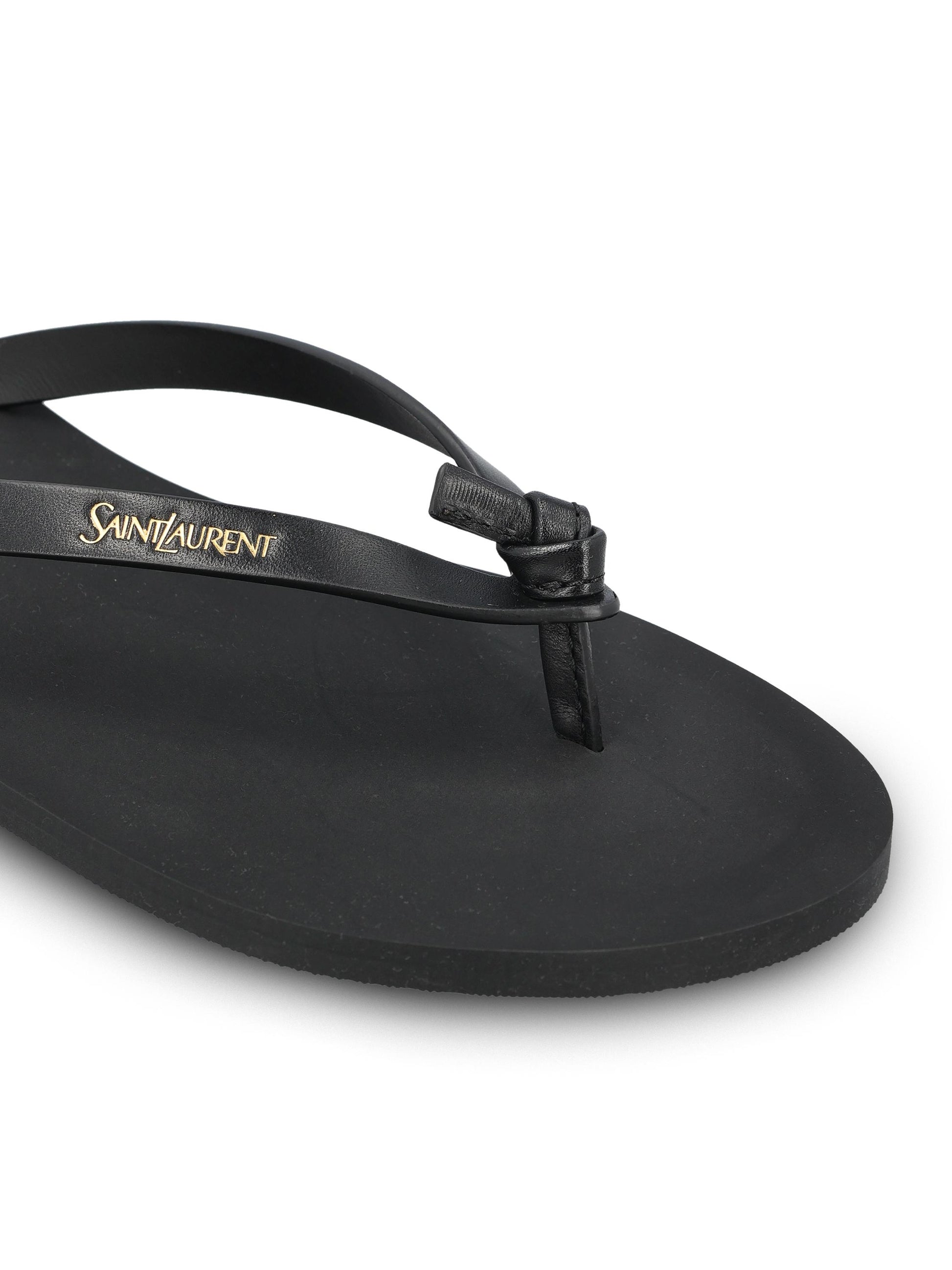 Infradito in pelle. 860815 DWE001000 SAINT LAURENT 