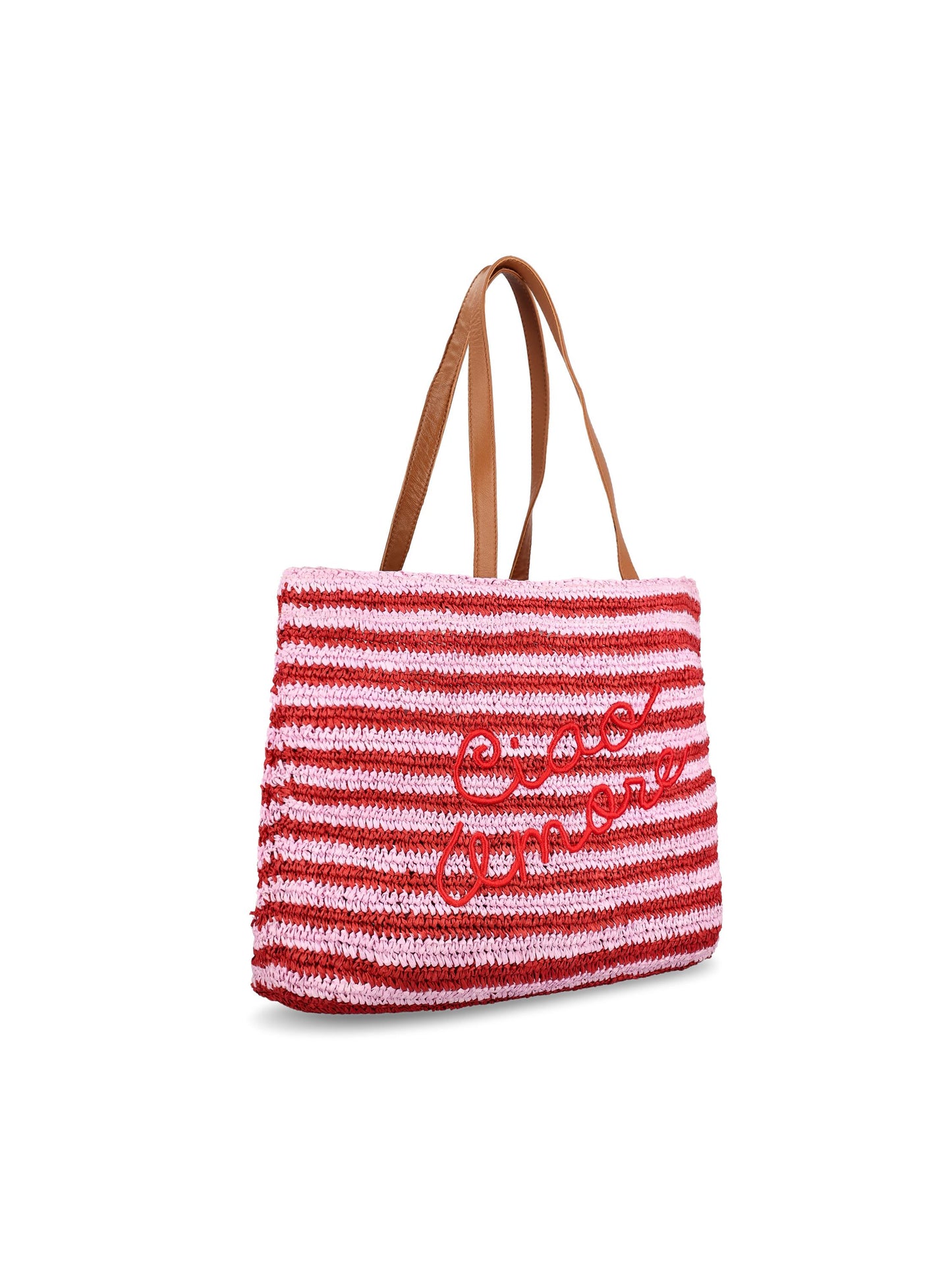 Tote bag in rafia. S25A03 3316 GIADA BENINCASA 