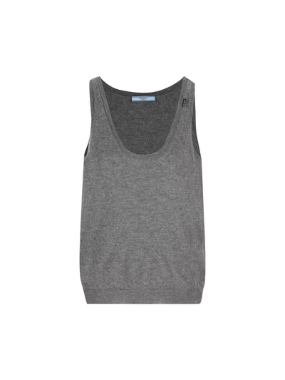 Top realizzato in cashmere P29C14 19VKF0480 PRADA 