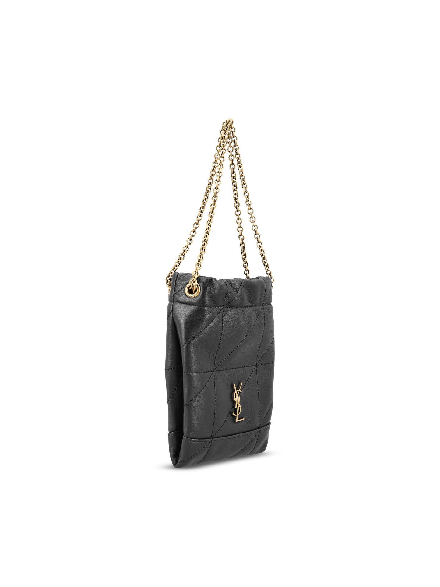 Secchiello realizzato in pelle. 863069 AAB321000 SAINT LAURENT 
