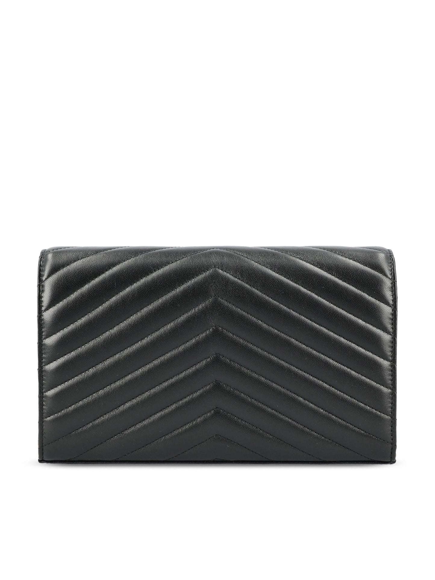 Pochette con catena Cassandre in pelle di agnello 377828 AAA441000 SAINT LAURENT 