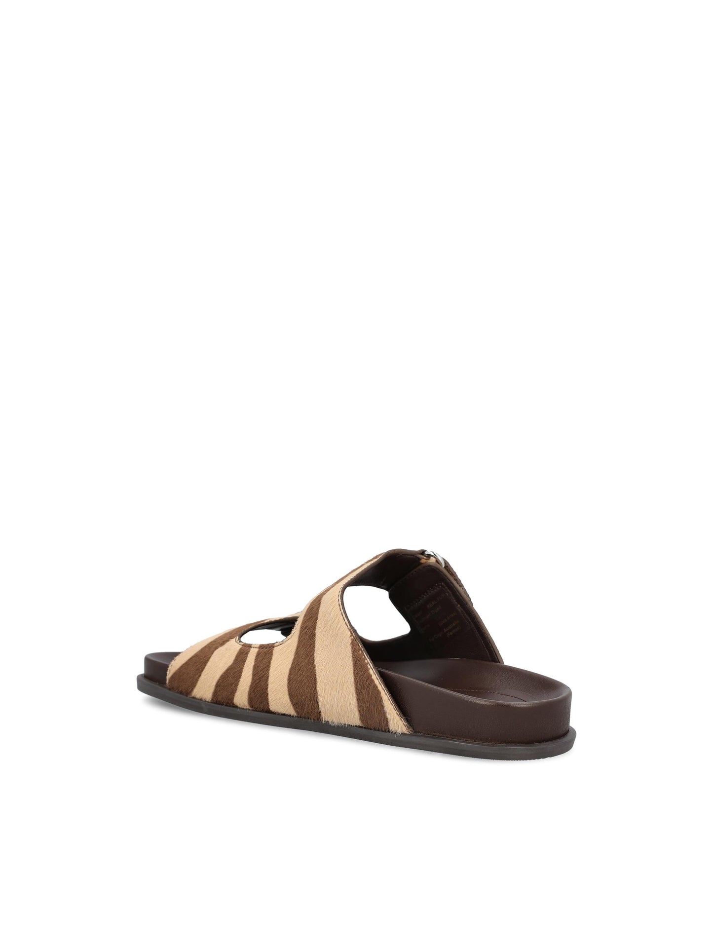 Sandalo Fayence in Pelle di Cavallino con Stampa Zebrat FAYENCE SANDAL ZNC JIMMY CHOO 