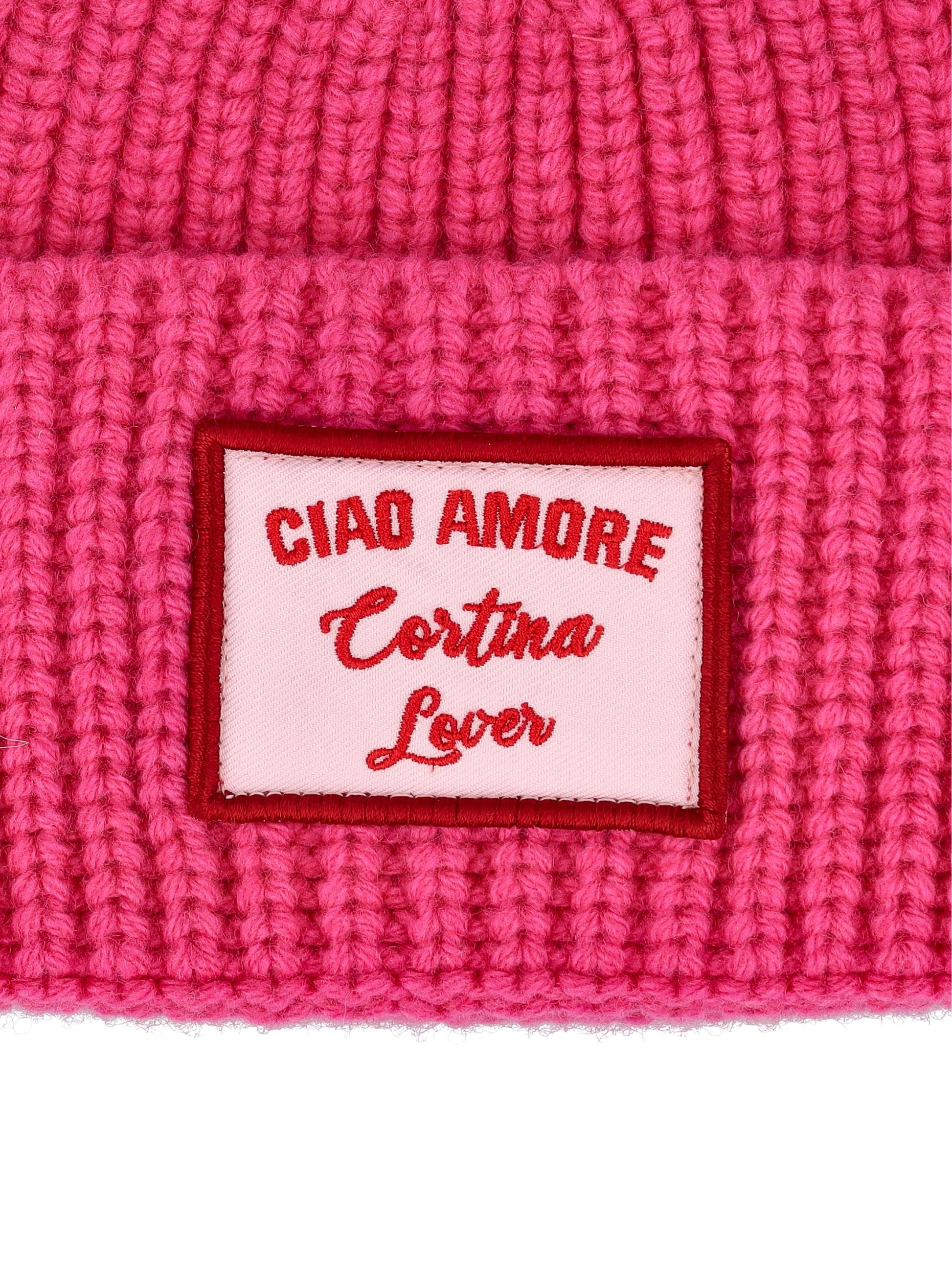 Cappello in lana e cashmere "Ciao Amore Cortina Lover" F25EM2831K 39 GIADA BENINCASA 