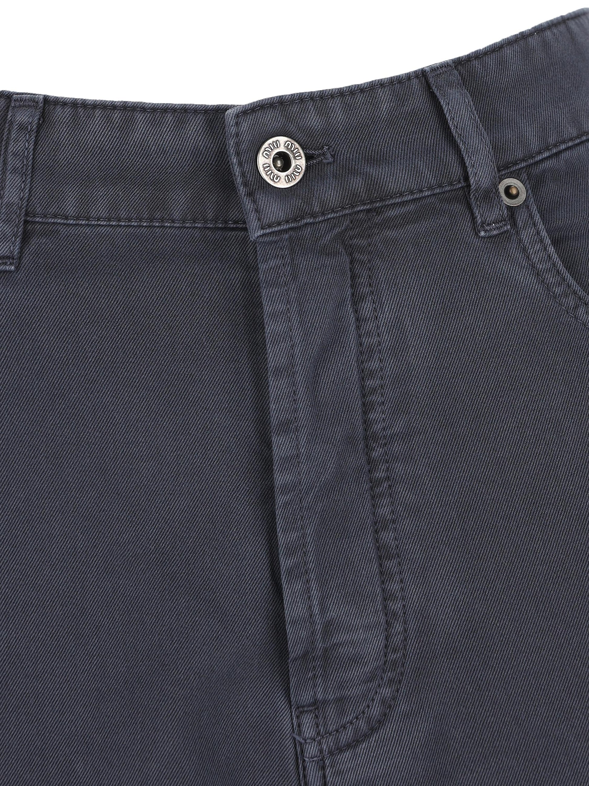 Jeans realizzati in cotone. GWP394 17AEF0170 MIU MIU 