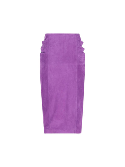 Gonna realizzata in pelle scamosciata. 8B0NI08AA6Q 05K VALENTINO GARAVANI 