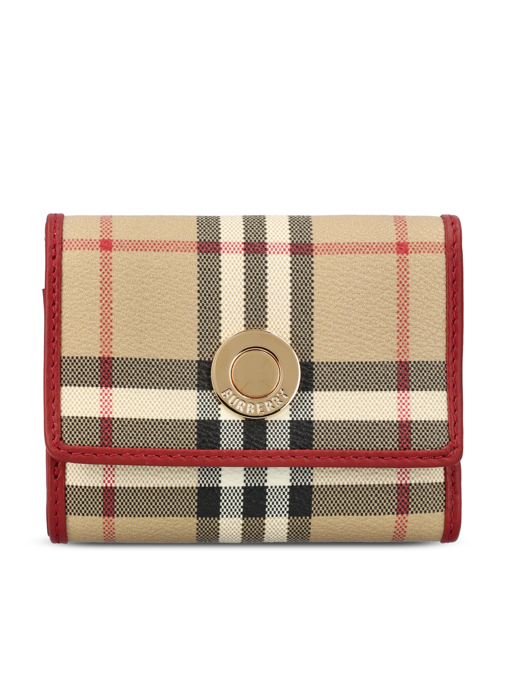 Portafoglio a libro Check piccolo 8116328 B9724 BURBERRY 