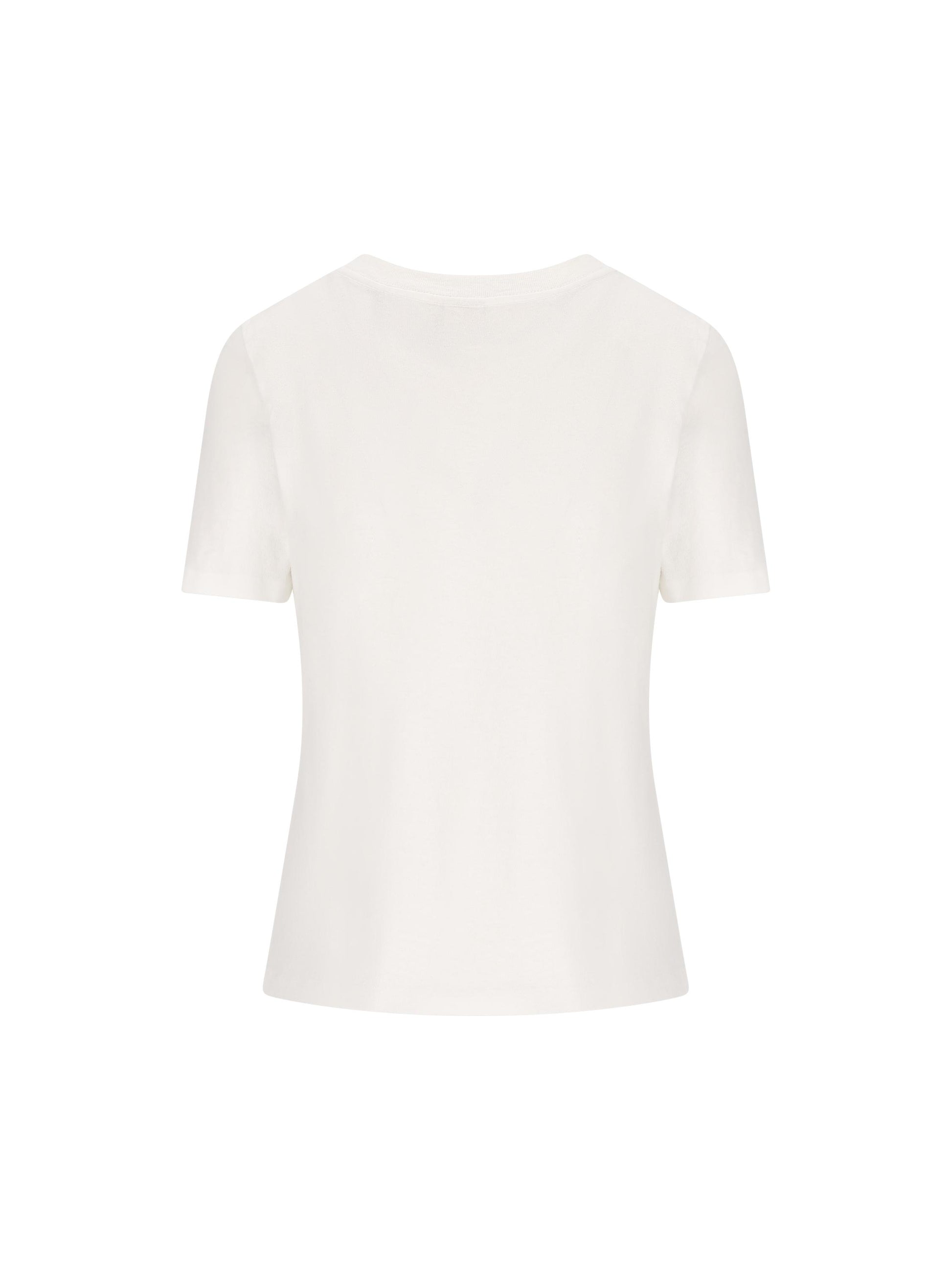 T-shirt baby fit con logo in jersey di cotone CH26SJH08197 101 CHLOE' 