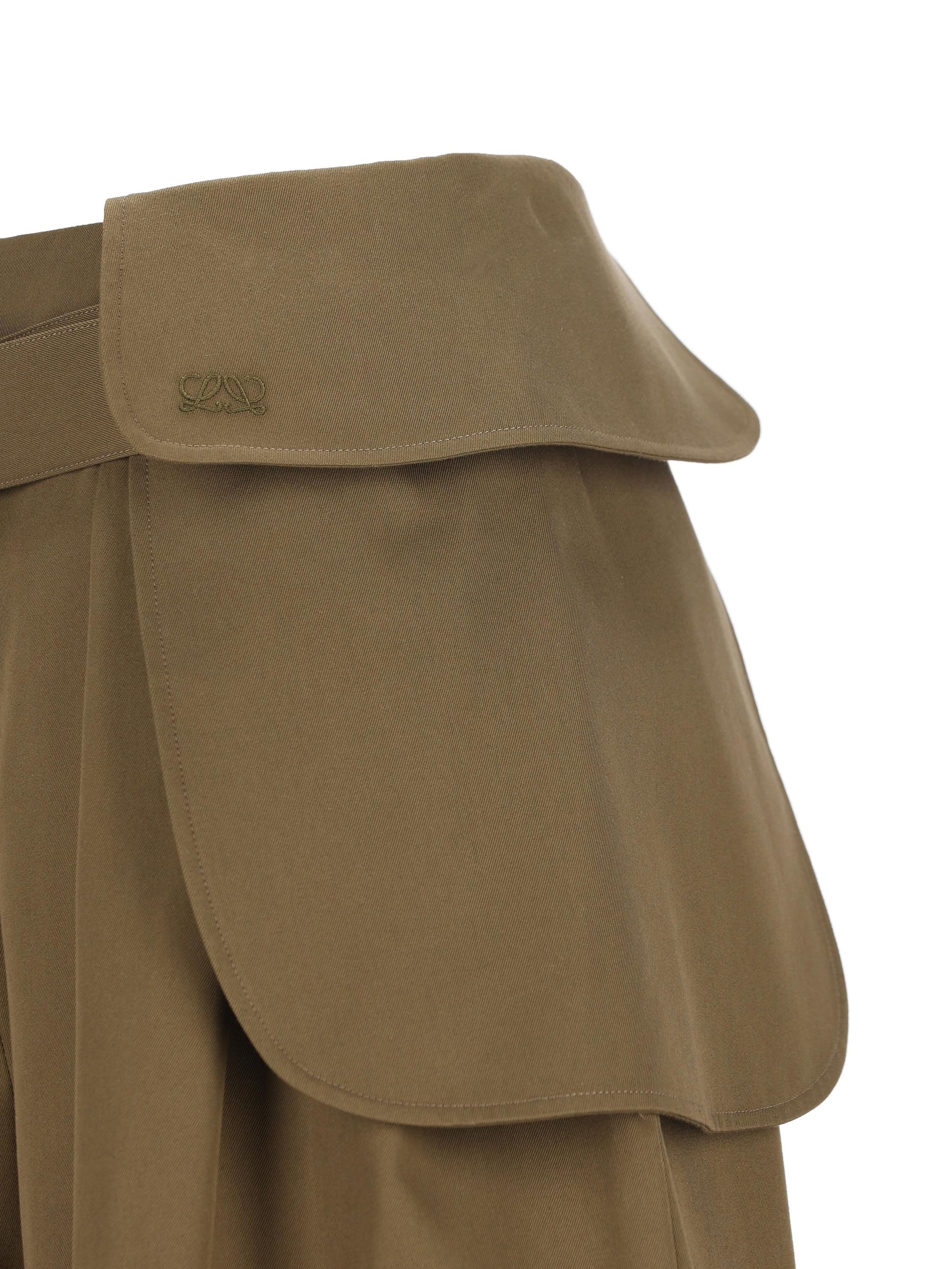 Pantaloni in gabardine di cotone e seta. S540Y04XNV 4160 LOEWE 