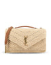 Borsa a spalla realizzata in rafia 868575 GAAFY2791 SAINT LAURENT 
