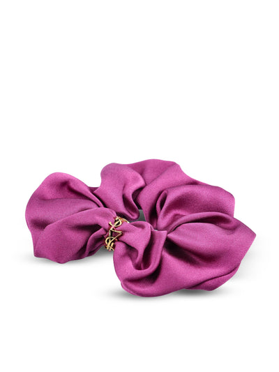 Scrunchie realizzato in seta. 851852 3Y0115500 SAINT LAURENT 