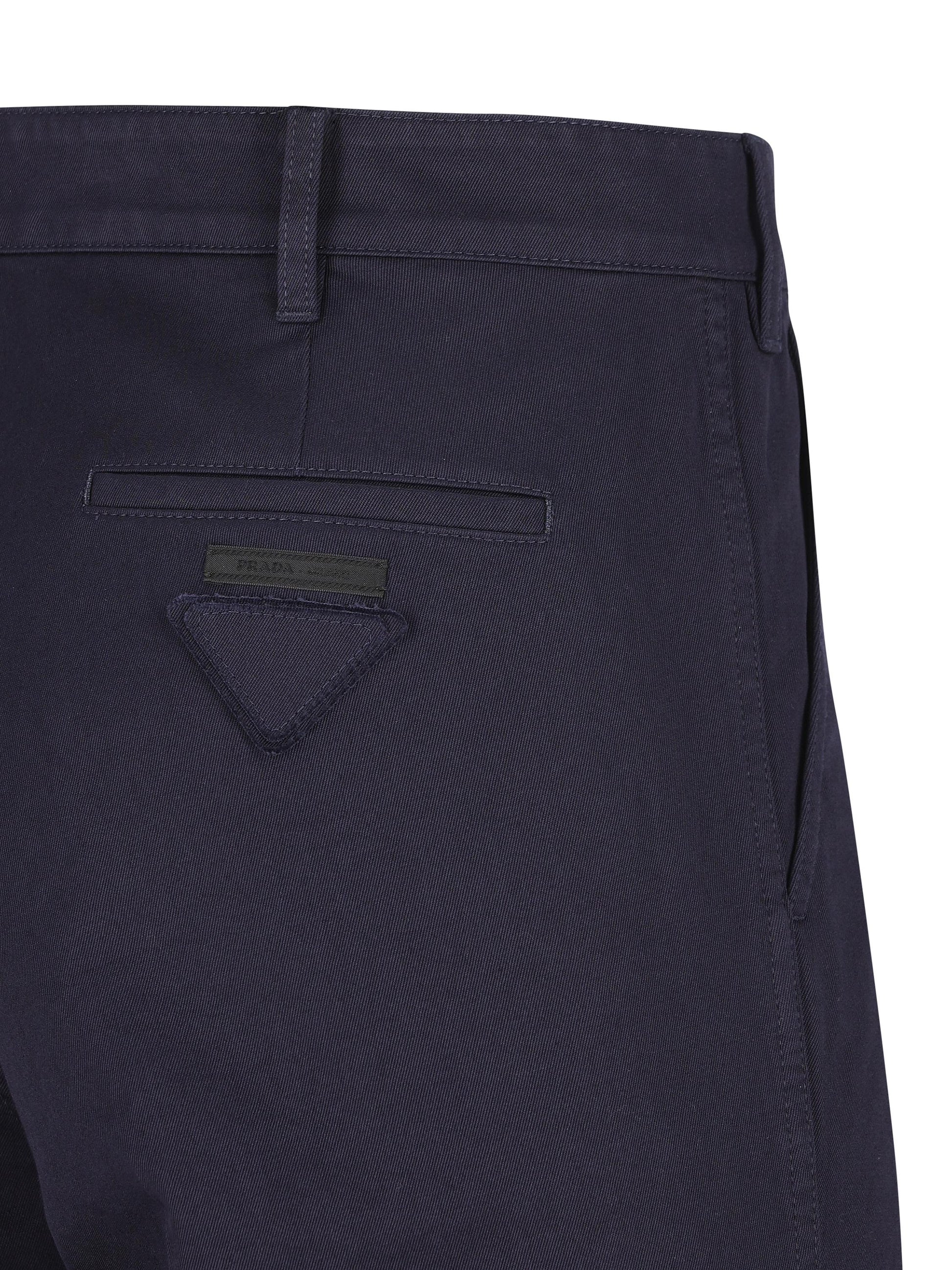 Pantalone in cotone. UP0368 17CBF0124 PRADA 