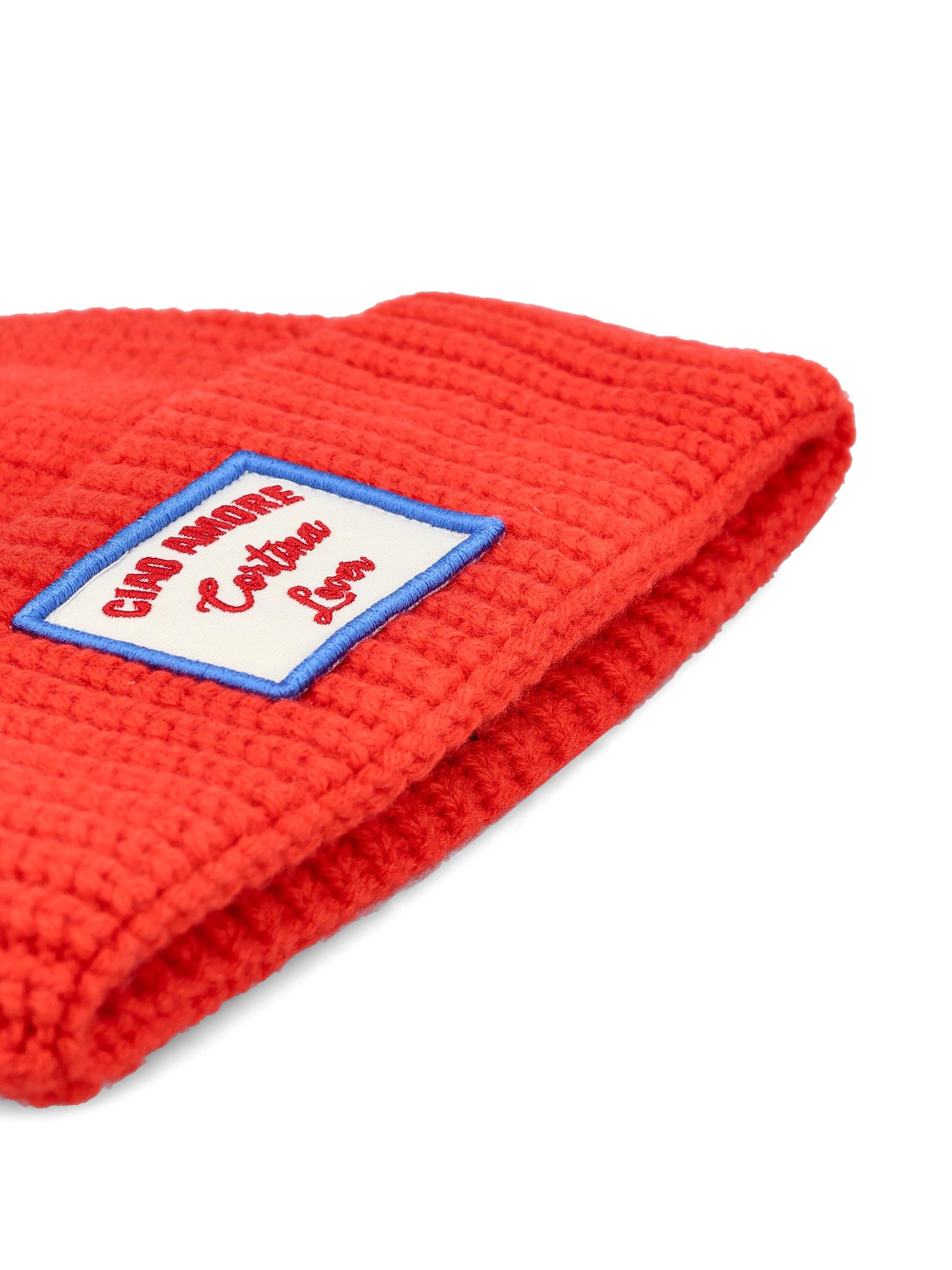 Cappello in lana e cashmere "Ciao Amore Cortina Lover" F25EM2831K 13 GIADA BENINCASA 