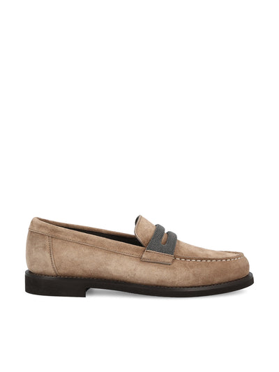 Mocassini realizzati in camoscio. MZSFG3237 C8849 BRUNELLO CUCINELLI 