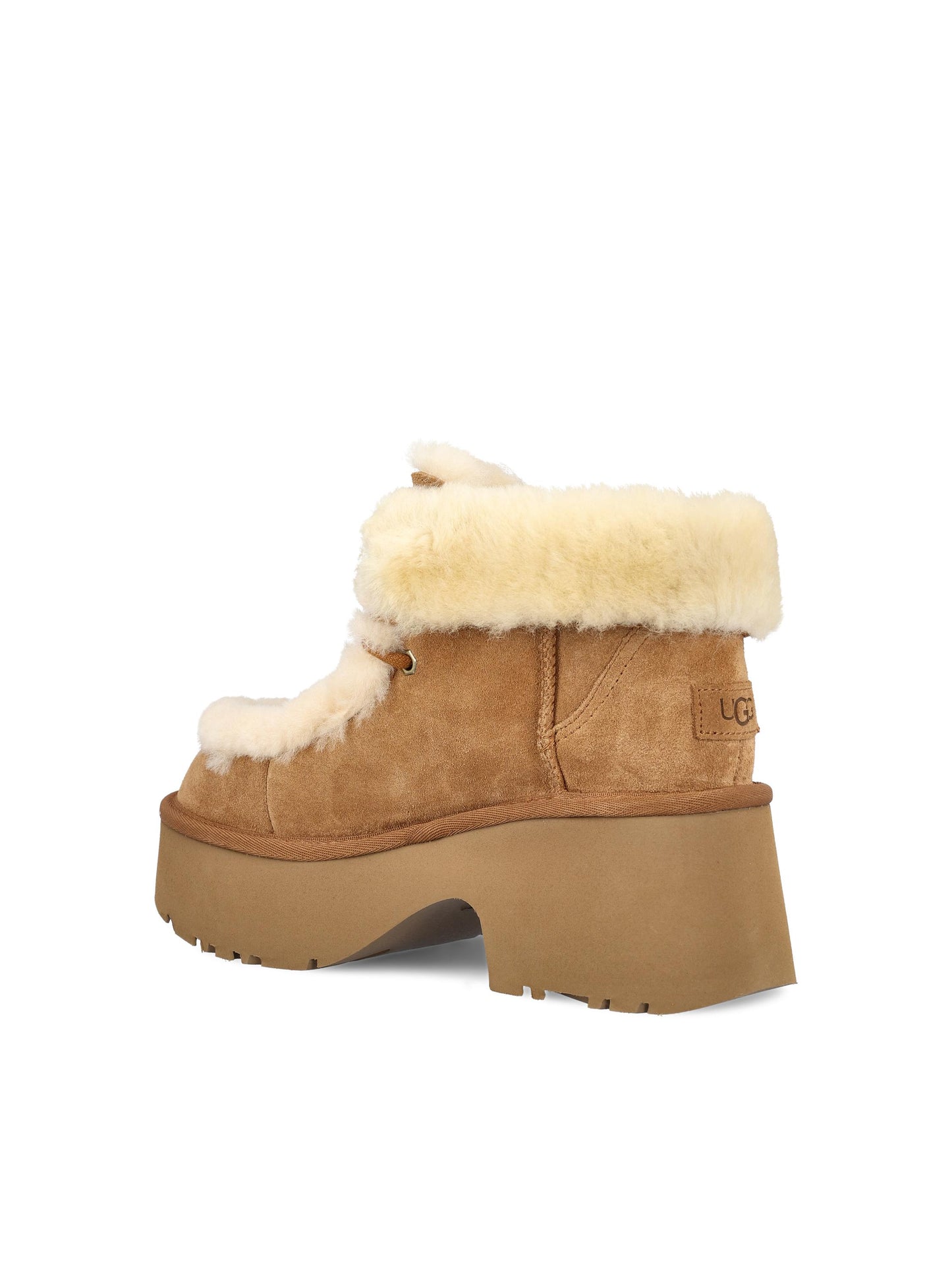 Stivali Classic Esmee Lace Up in pelle scamosciata 1171532 CHE UGG 