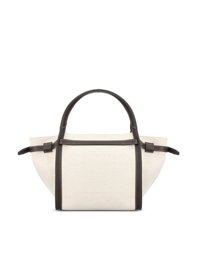 Borsa realizzata in tela misto lino. XBWTIMAT200U6J 043X TOD'S 