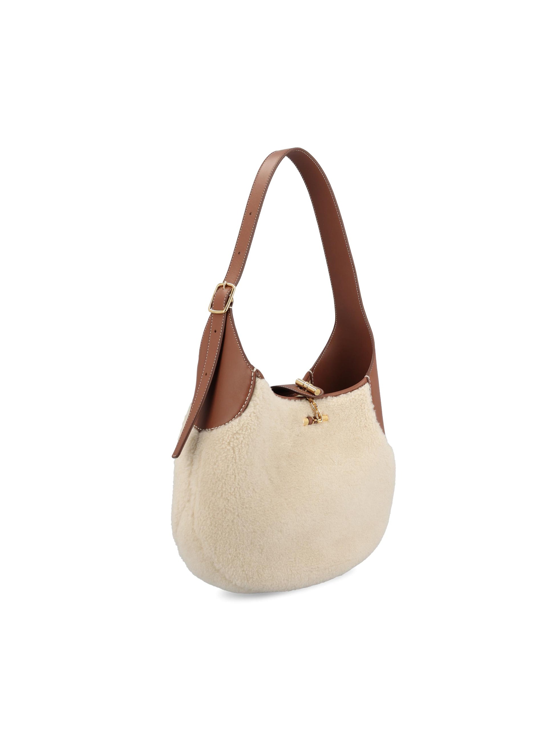 Borsa realizzata in cashmere e seta. FAO7429 B4N1 LORO PIANA 