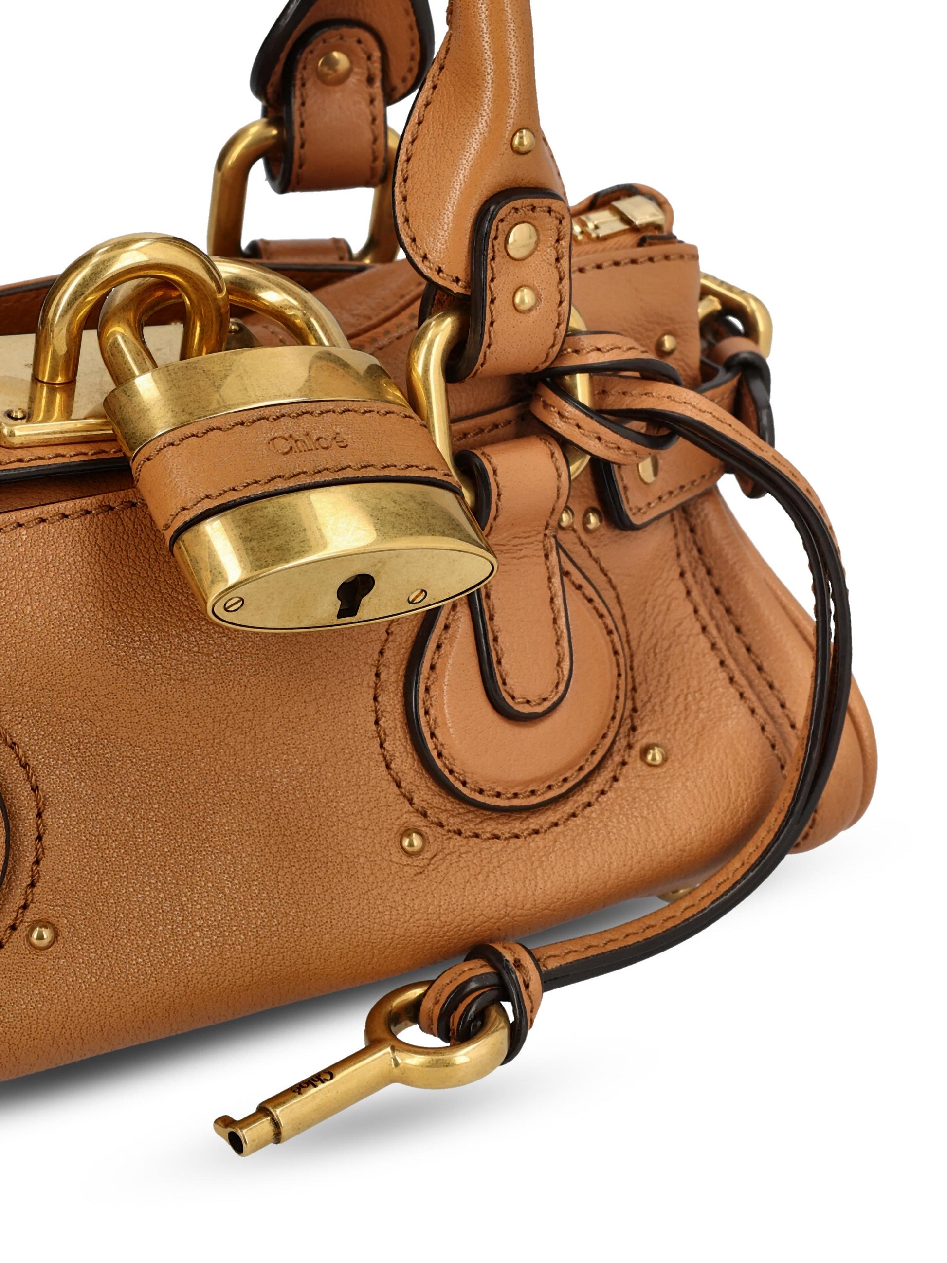 Borsa Paddington piccola in pelle granata CH26SS805P75 209 CHLOE' 