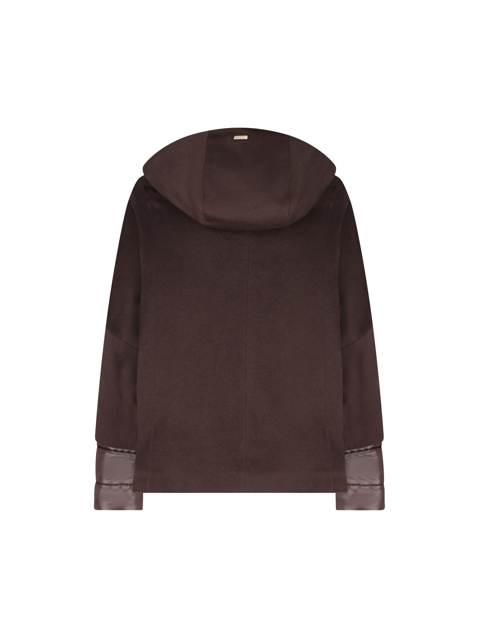 Giacca in Cashmere con Cappuccio e Dettagli Trapuntati GI000334D 381268800 HERNO 