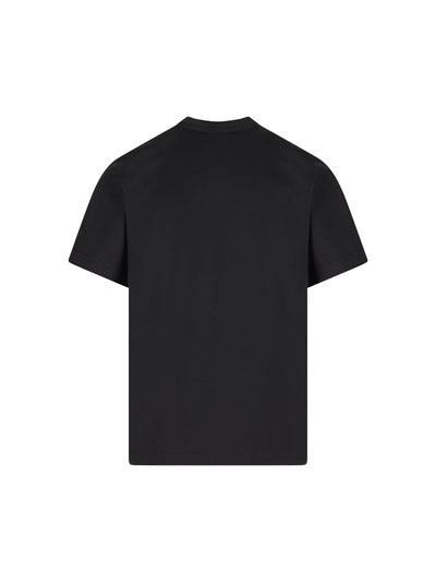 T-shirt in cotone con logo 8122387 A1189 BURBERRY 