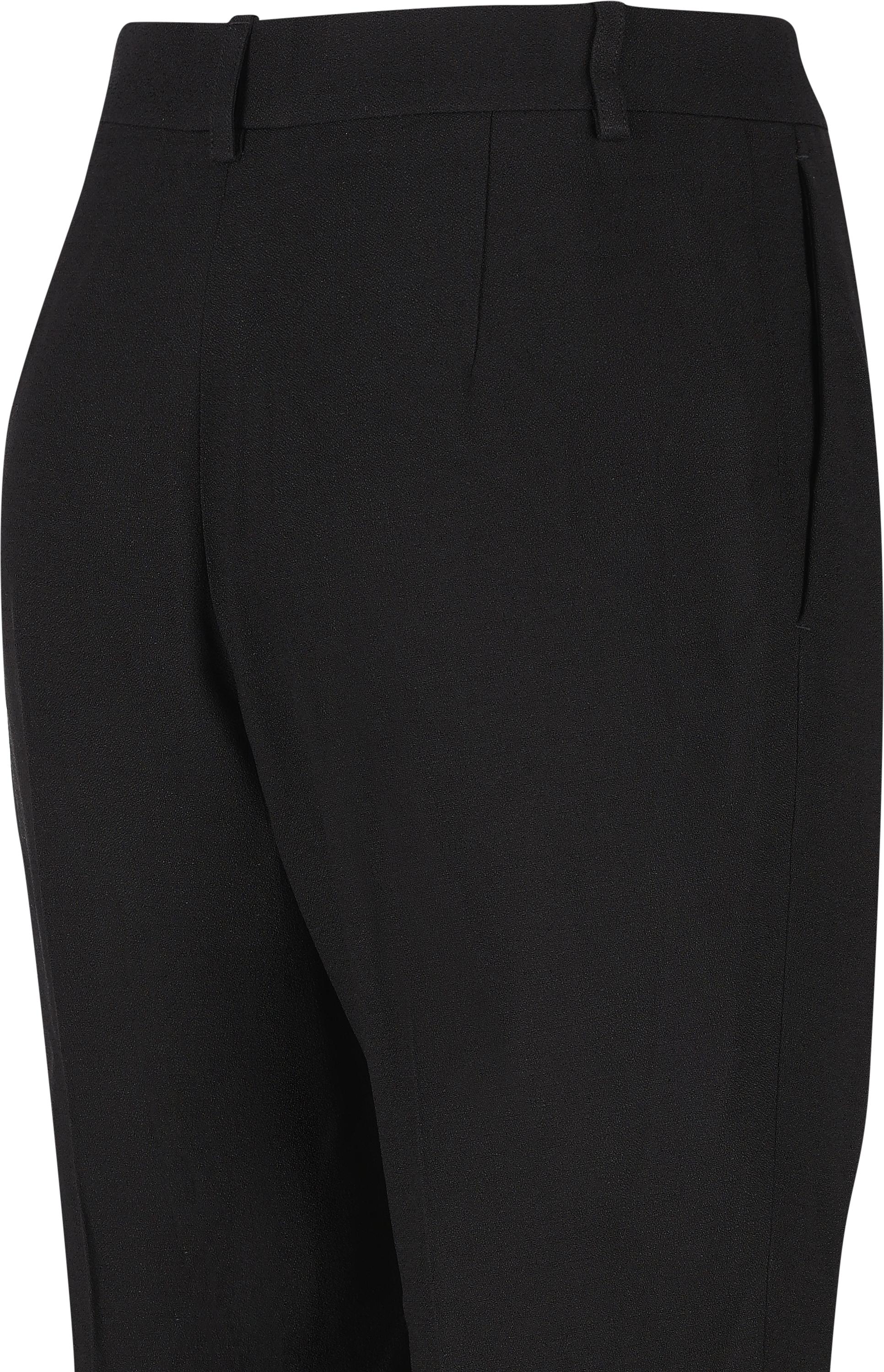 Pantaloni Flared in viscosa fluida nera 843495 TSO171000 BALENCIAGA 