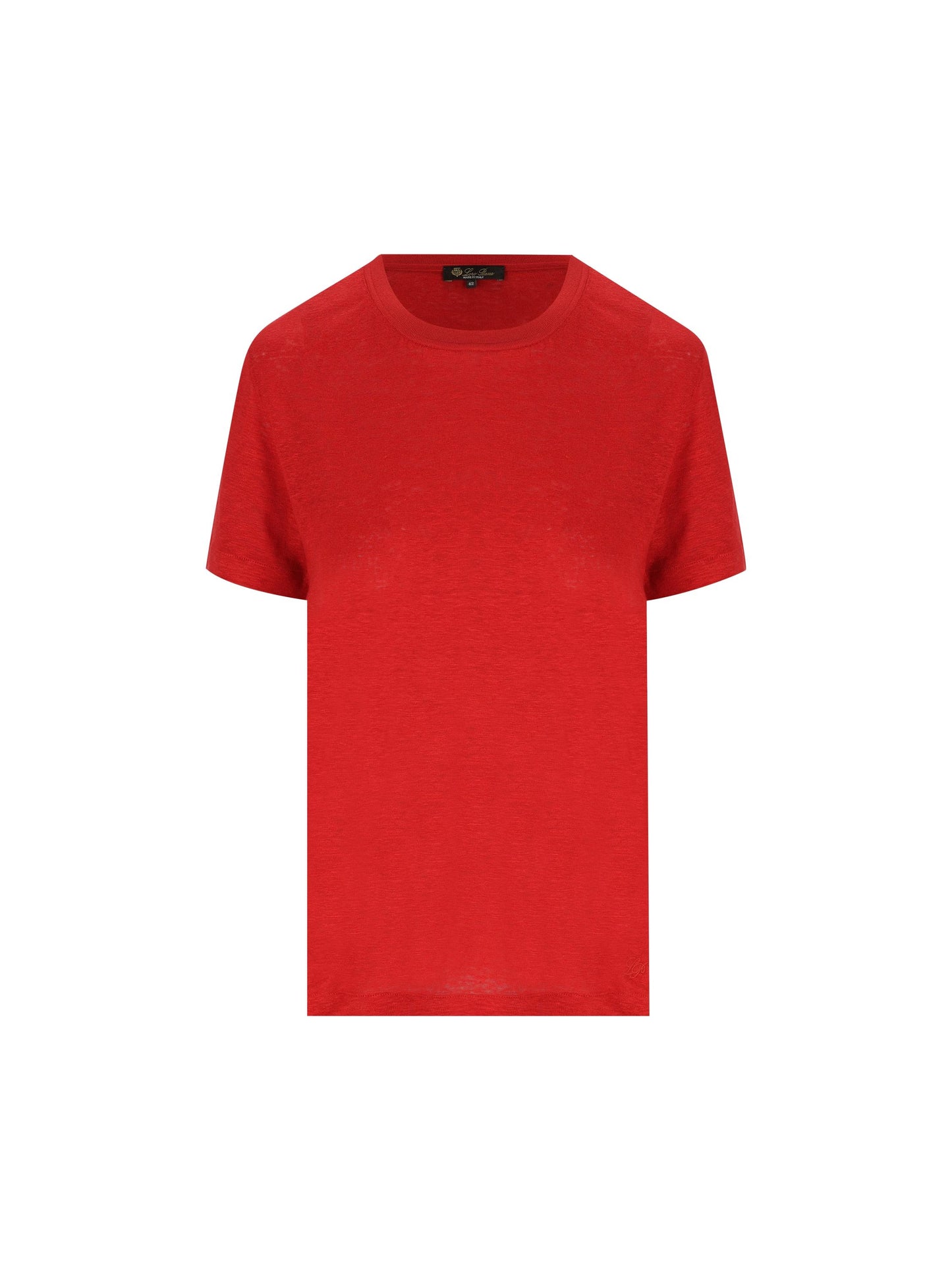 T-Shirt realizzata in lino. FAM8107 R354 LORO PIANA 