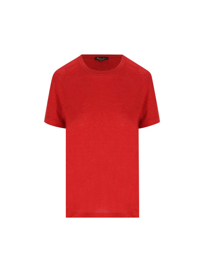 T-Shirt realizzata in lino. FAM8107 R354 LORO PIANA 