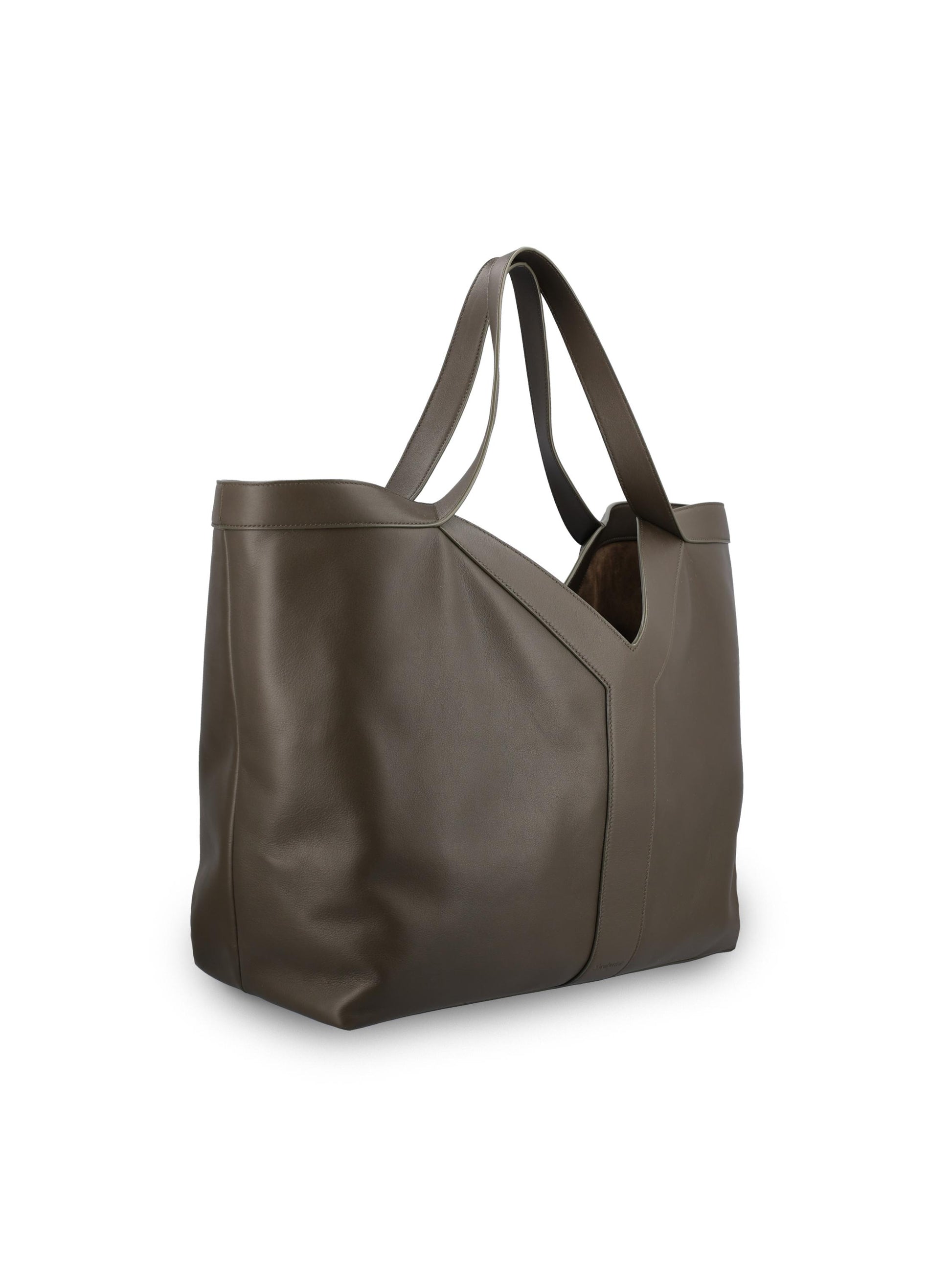 Tote Bag Y Oversize in pelle liscia. 820672 AAE5O3212 SAINT LAURENT 