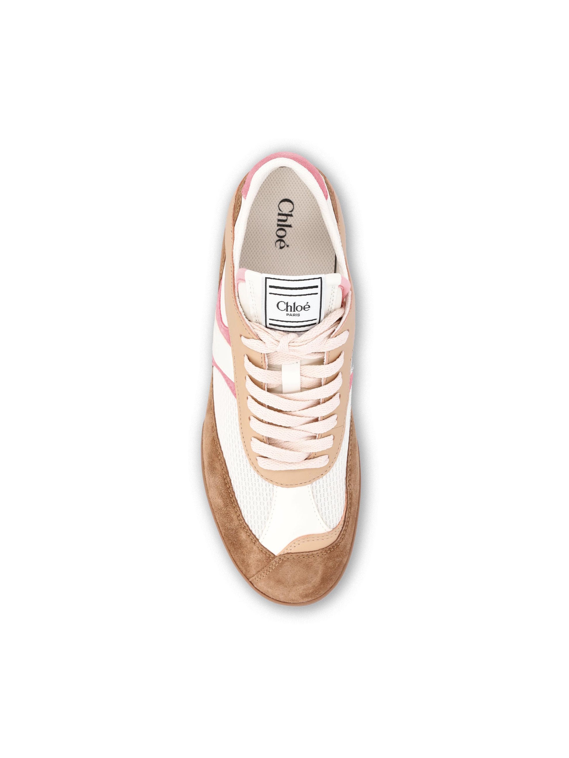 Sneakers realizzate in pelle e poliestere. CH25W07IVD 6D3 CHLOE' 