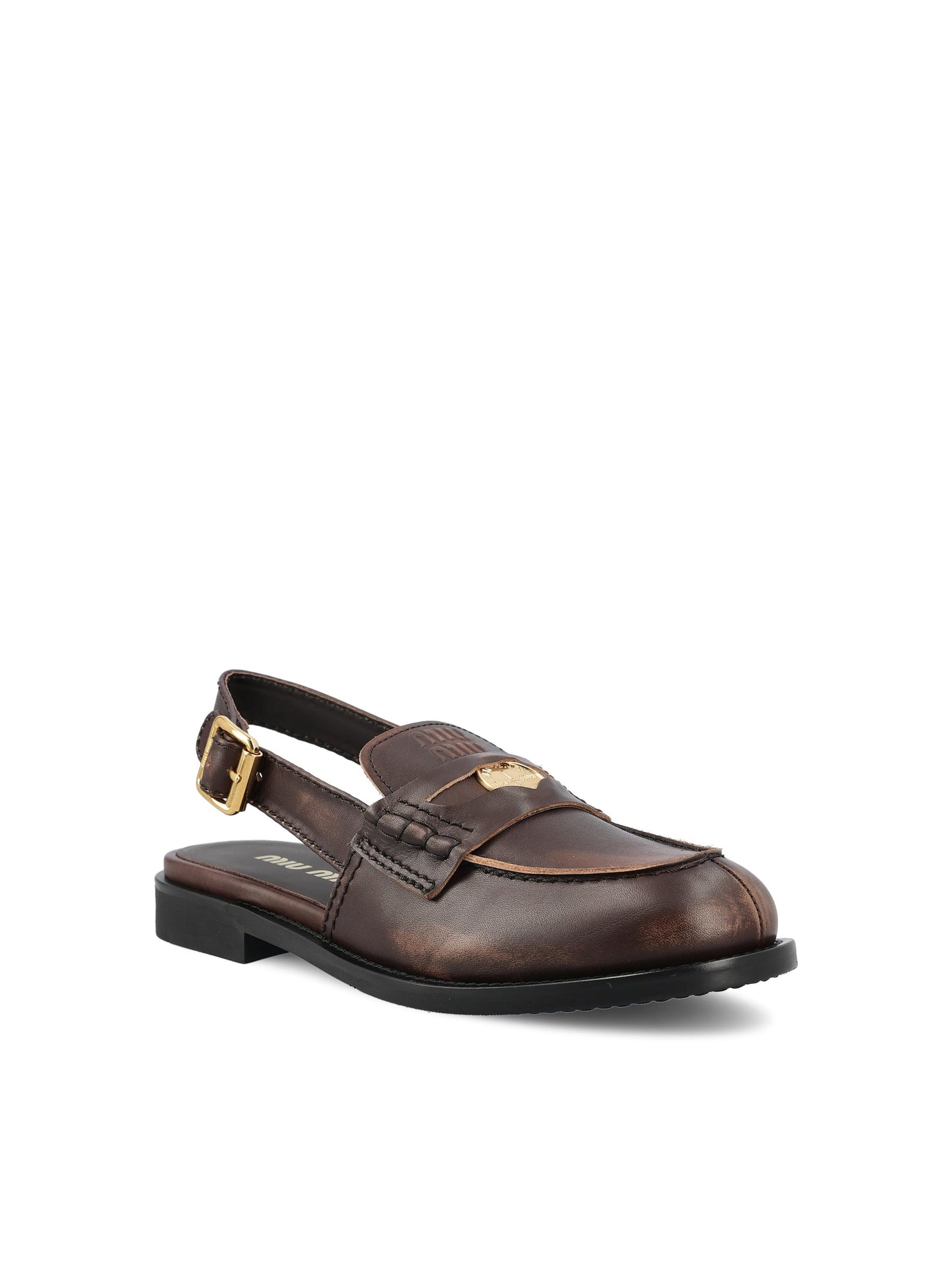 Mocassini realizzati in pelle. 5D561E 3G48F0192 MIU MIU 